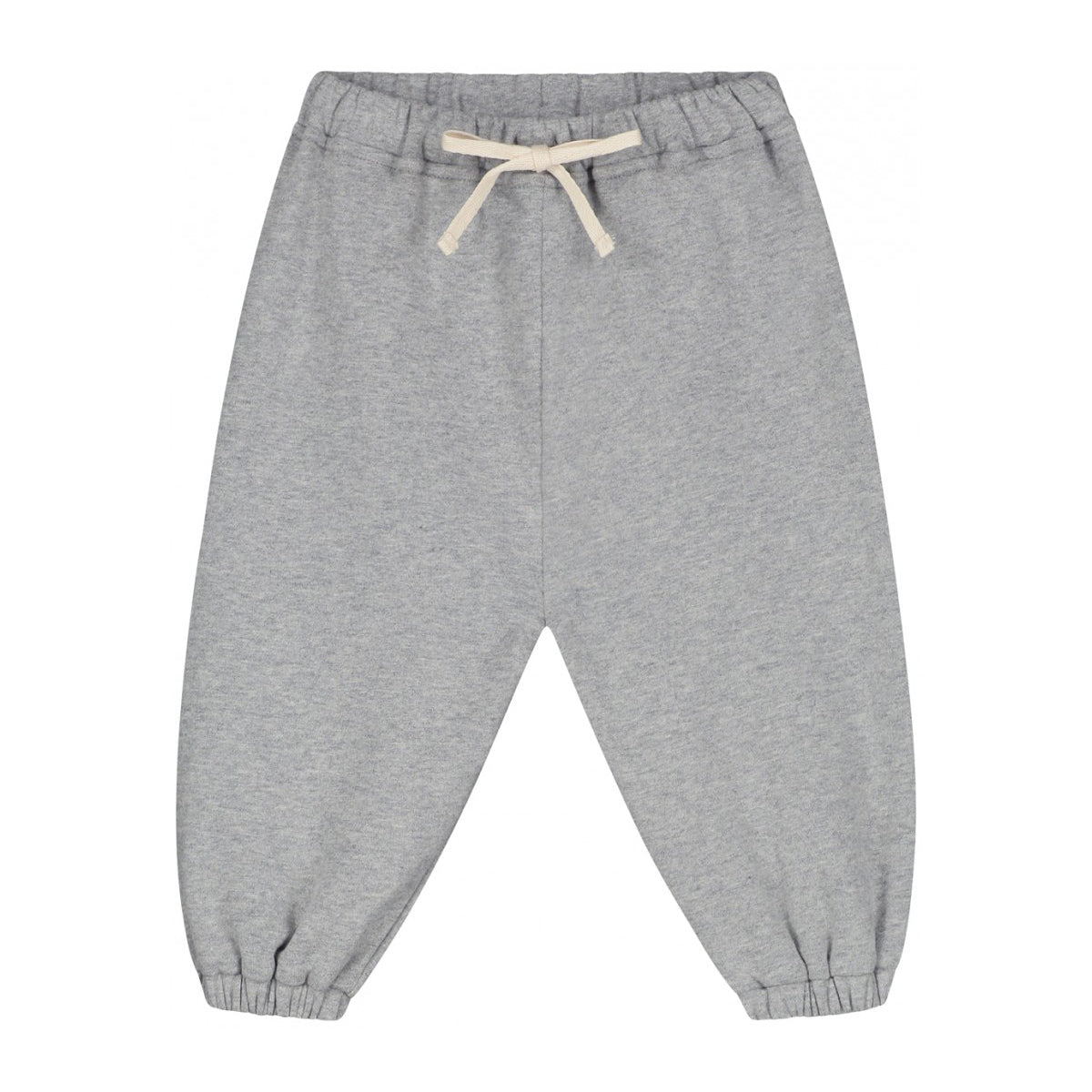 Baby Boys & Girls Grey Cotton Trousers