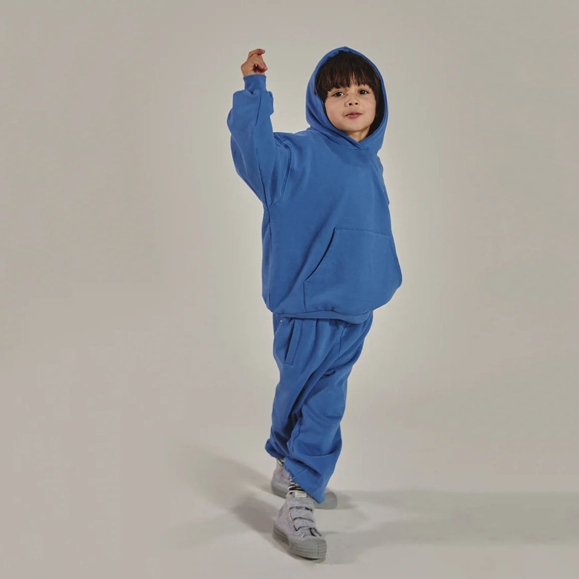 Boys & Girls Blue Cotton Trousers