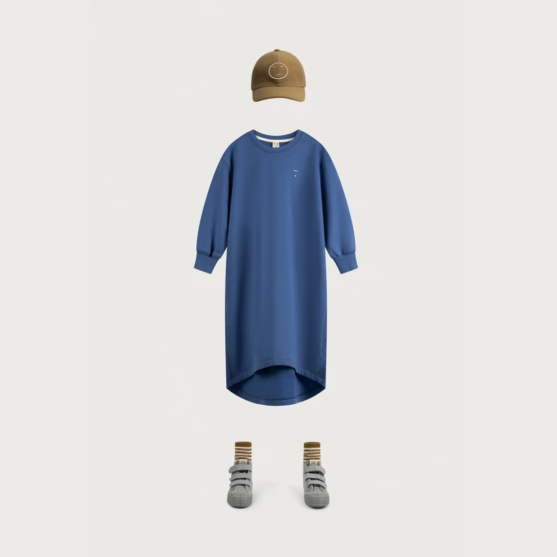 Boys & Girls Blue Cotton Dress