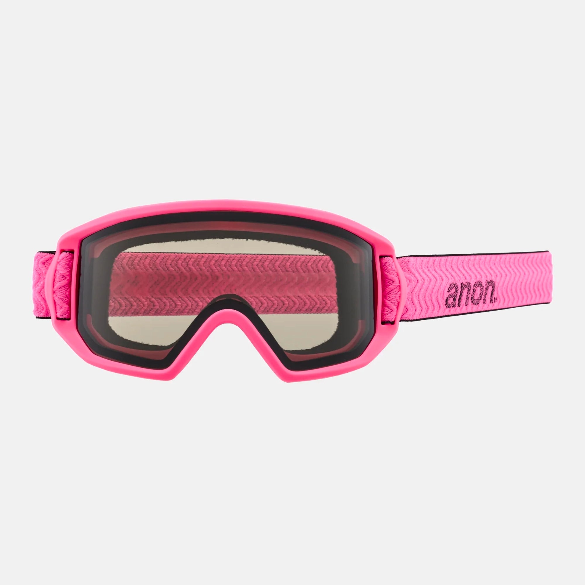 Boys & Girls Pink Ski Goggle & Face Mask Set(Anon Relapse Jr柱面镜)