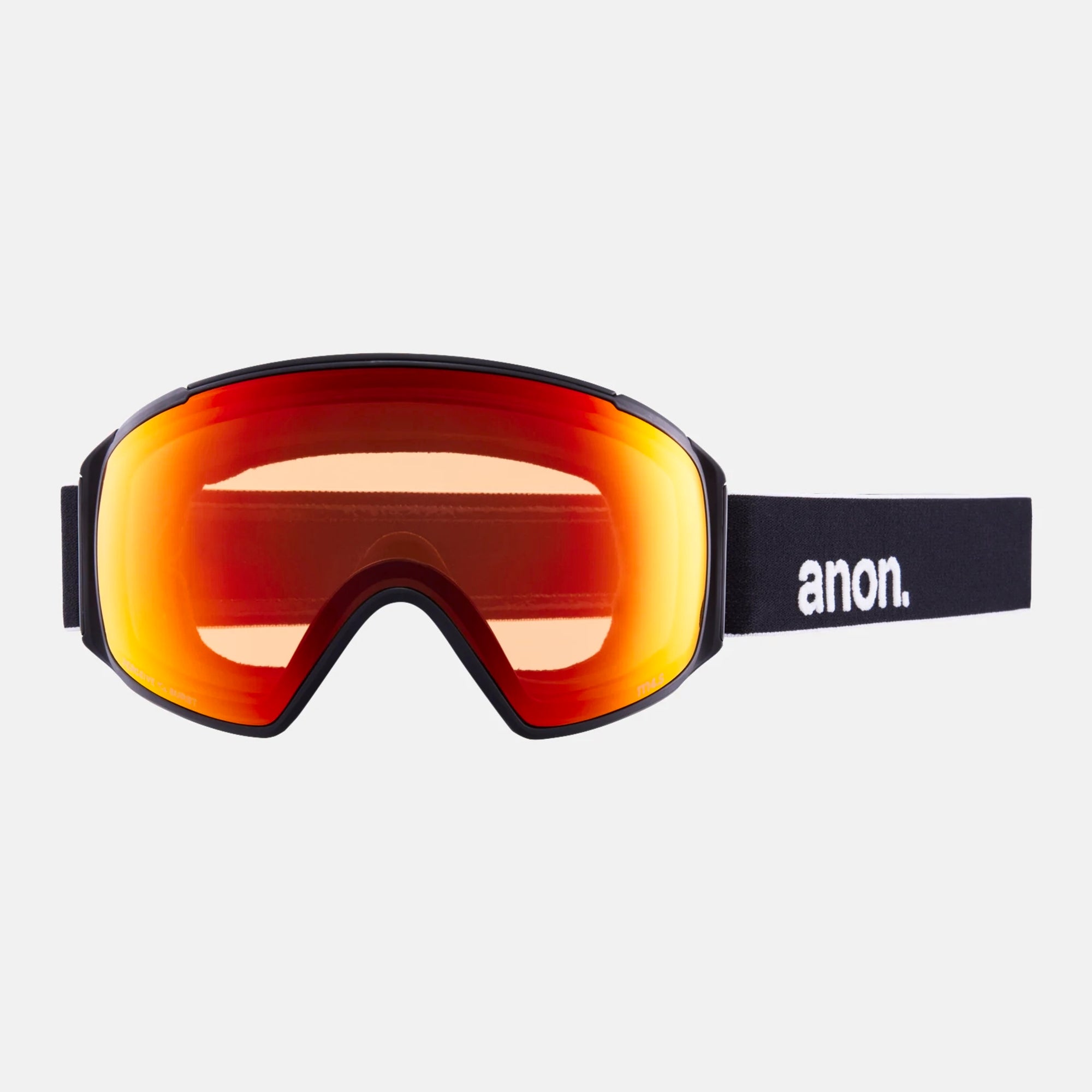 Adult Black Ski Goggle & Face Mask Set(Anon M4S球面镜)