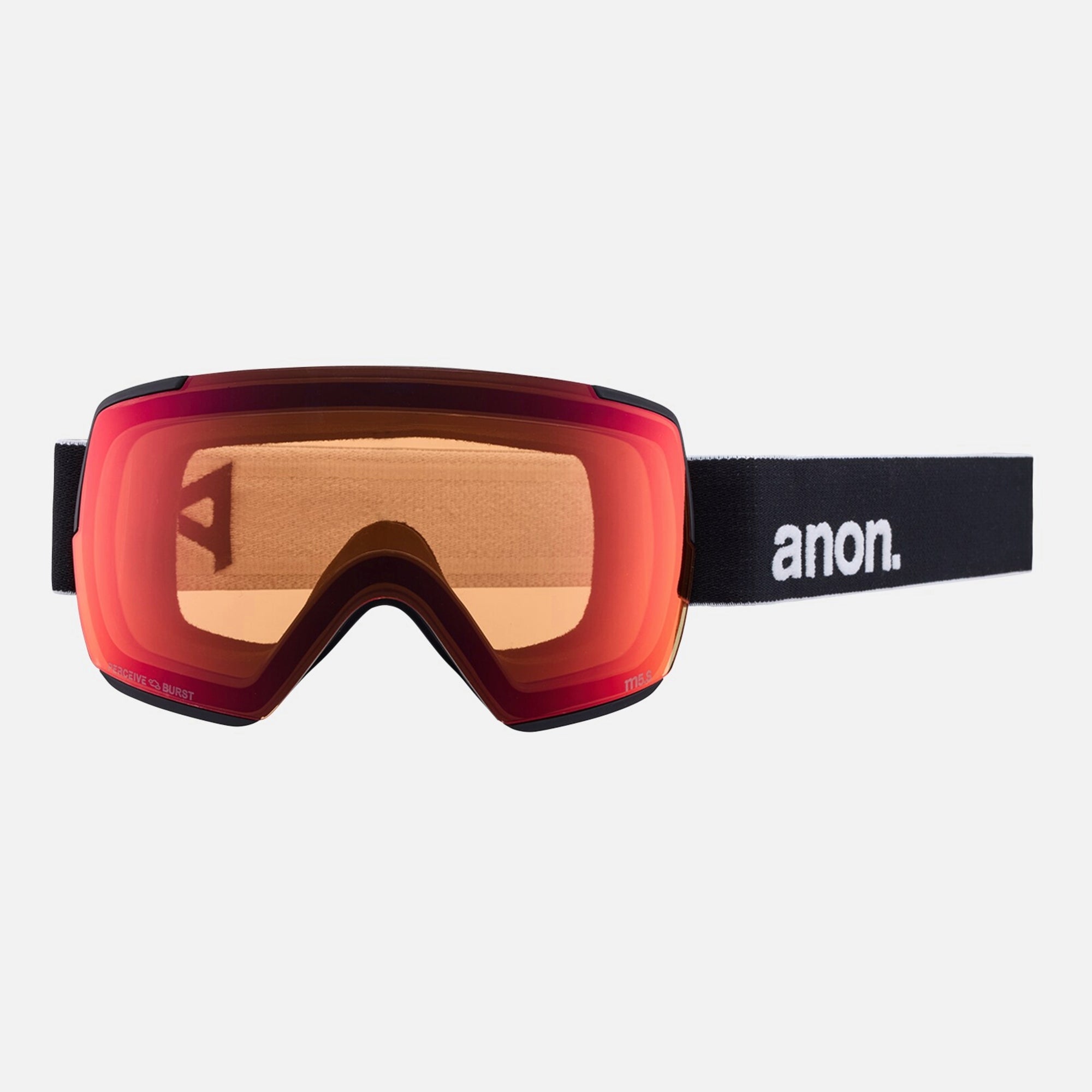 Adult Black Ski Goggle & Face Mask Set(Anon M5S半球面镜）