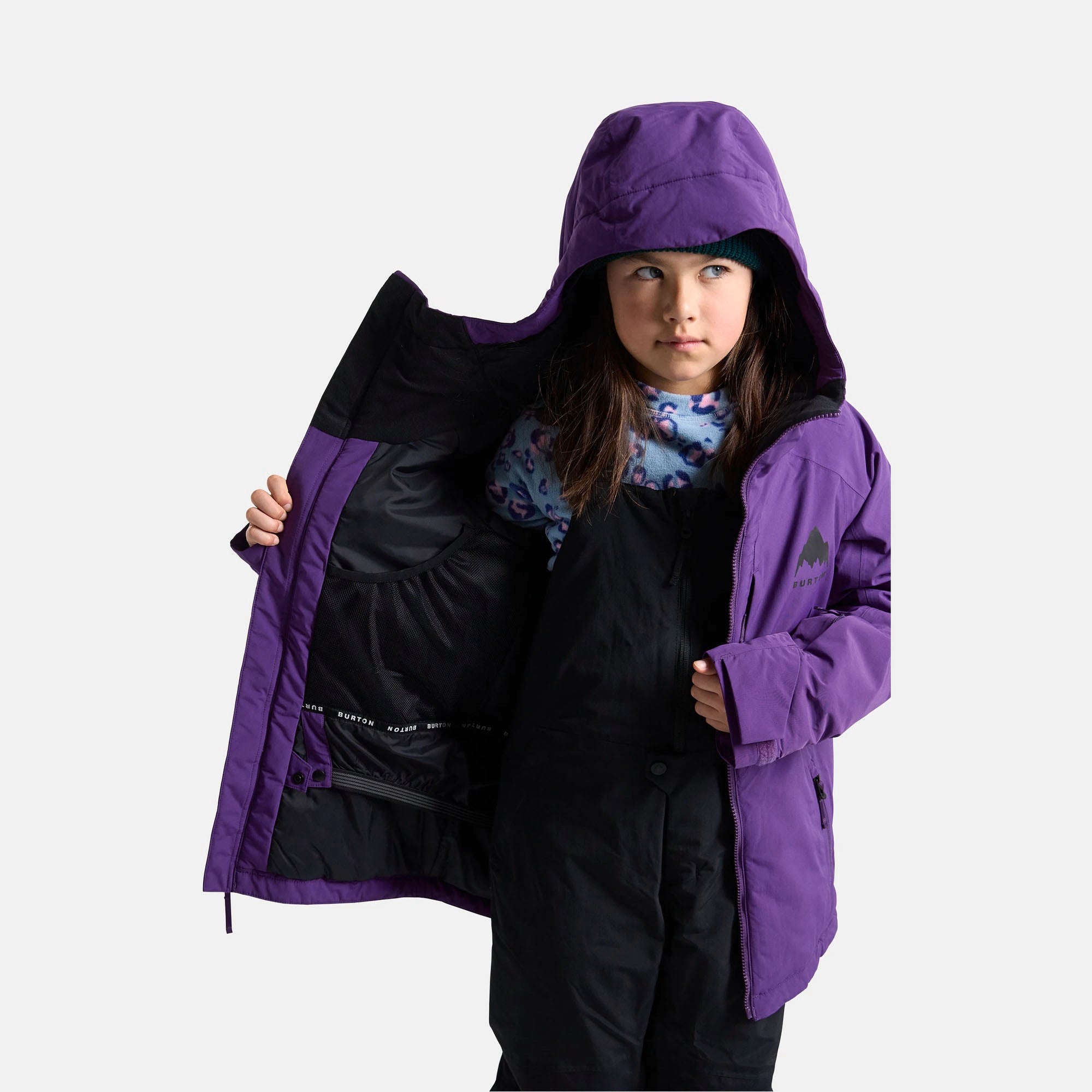 Boys & Girls Purple 2L "Hillslope" Ski Jacket