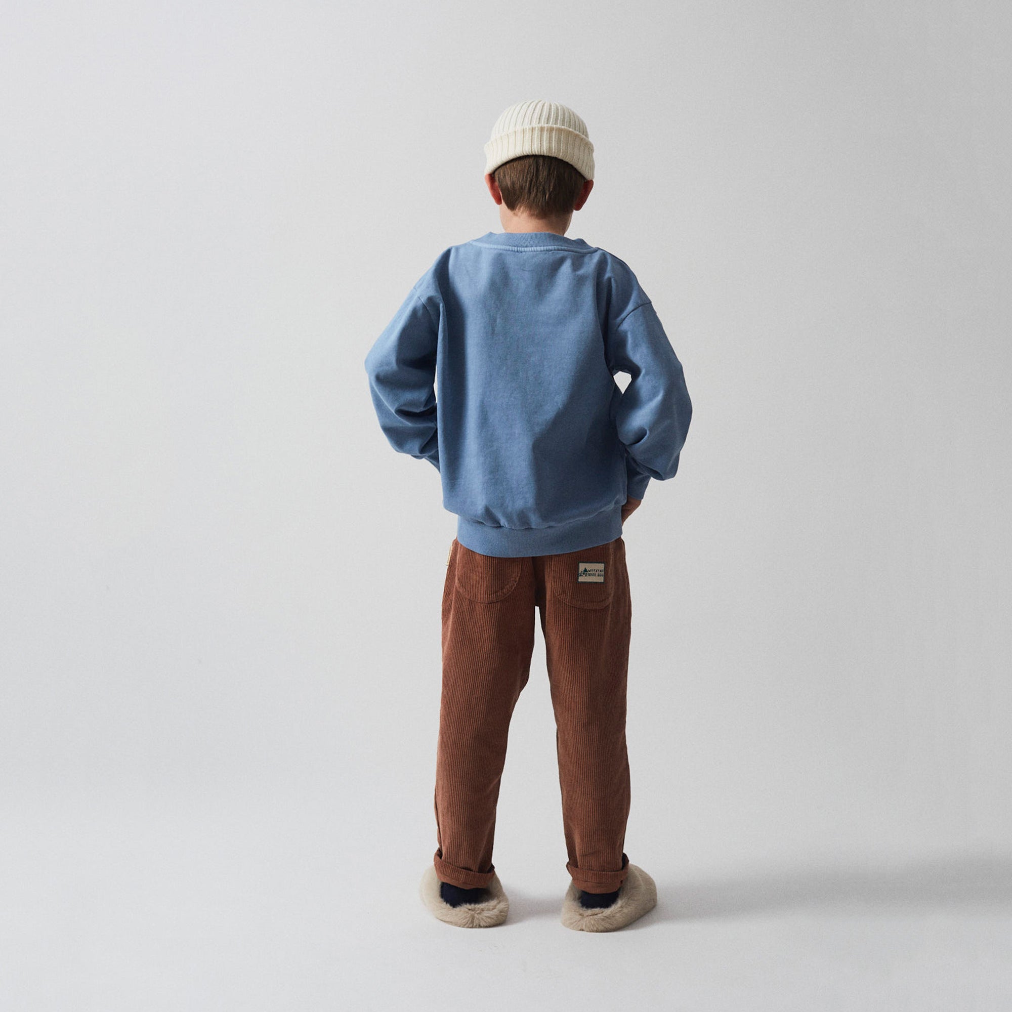 Boys & Girls Blue Cotton Sweatshirt