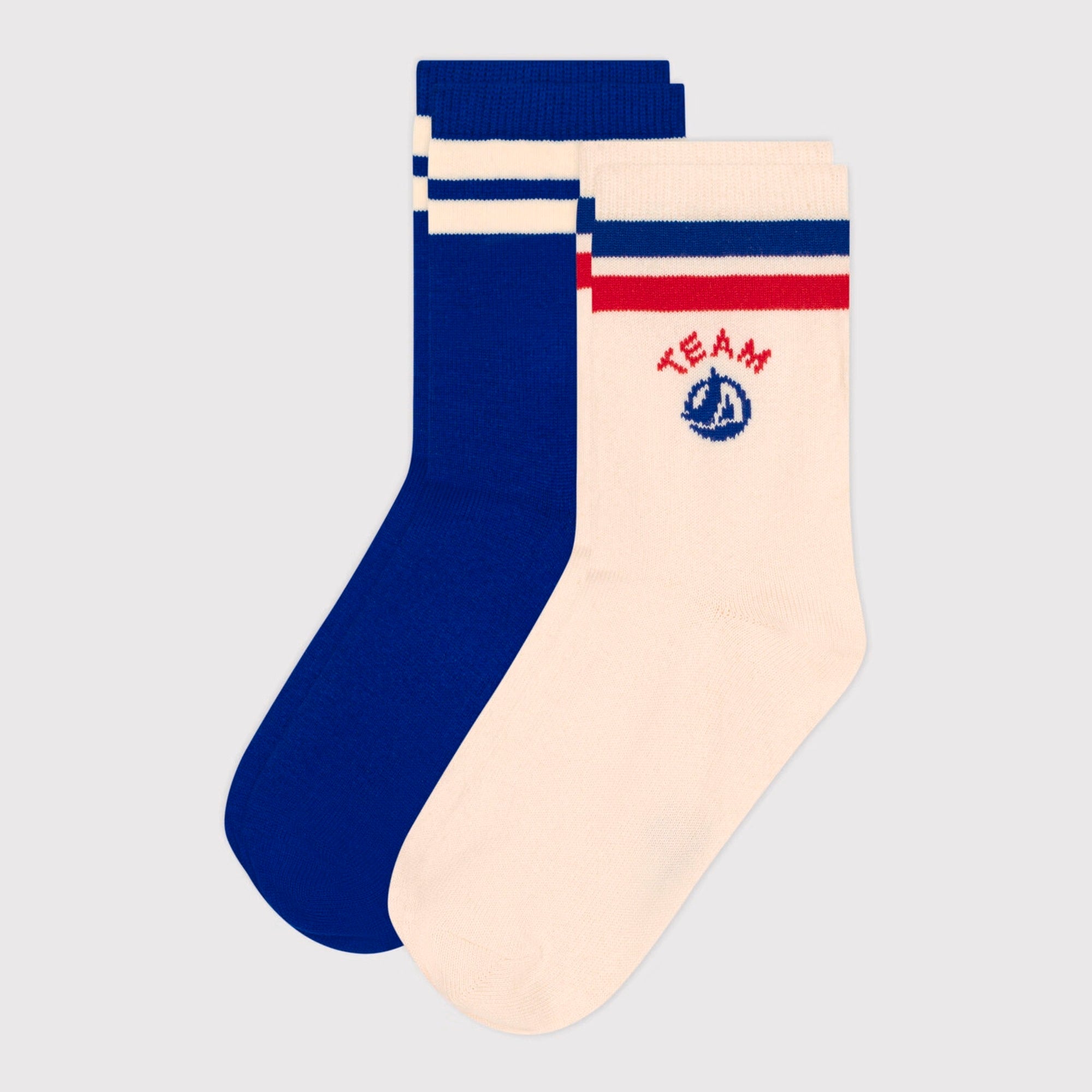 Boys Two Color Cotton Socks(2 Pack)