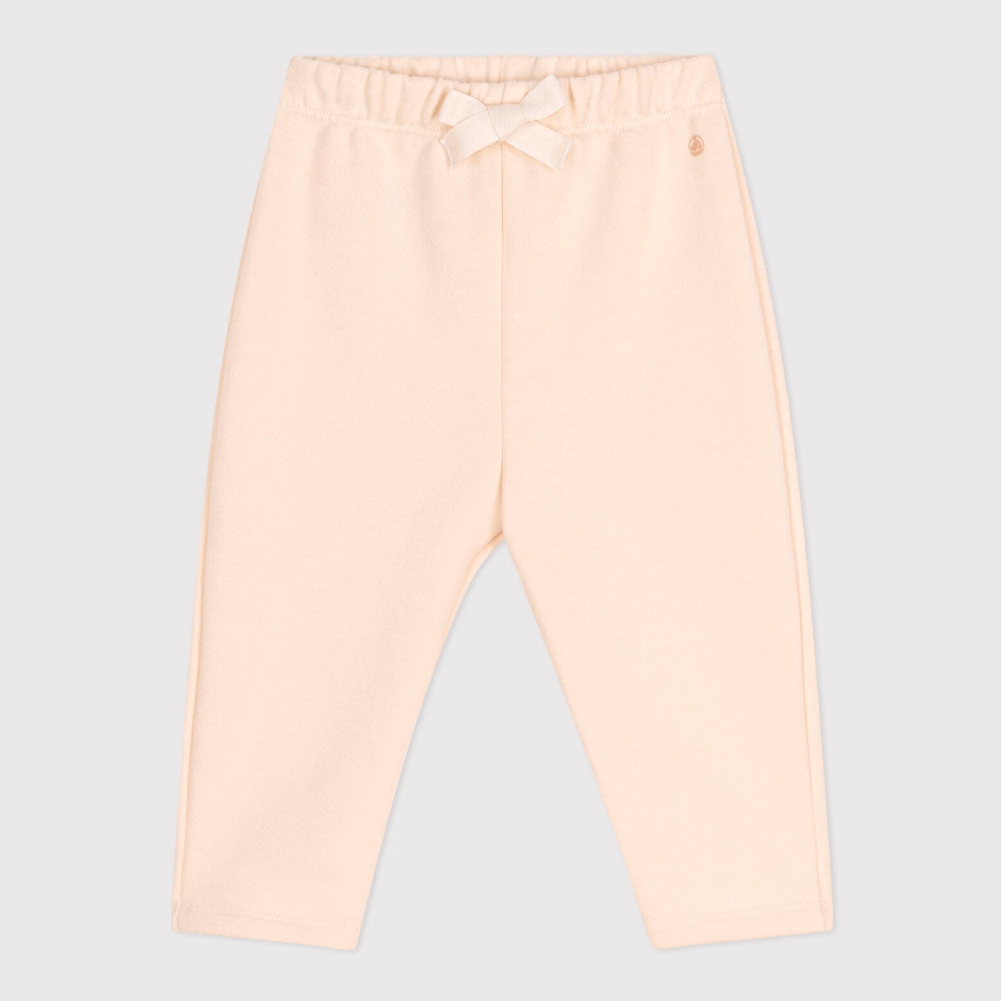 Baby Boys & Girls White Cotton Trousers