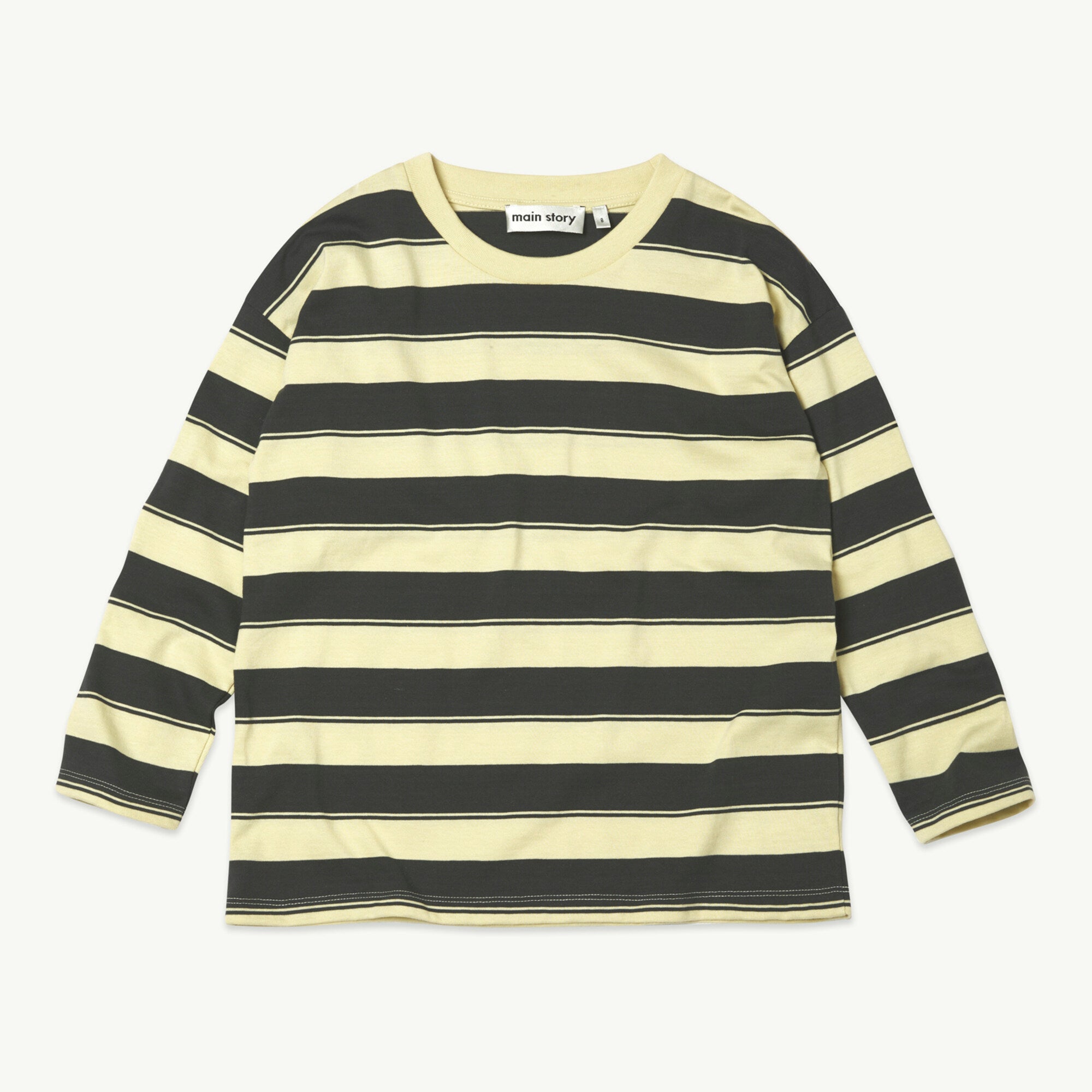 Boys & Girls Yellow Stripes Cotton T-Shirt