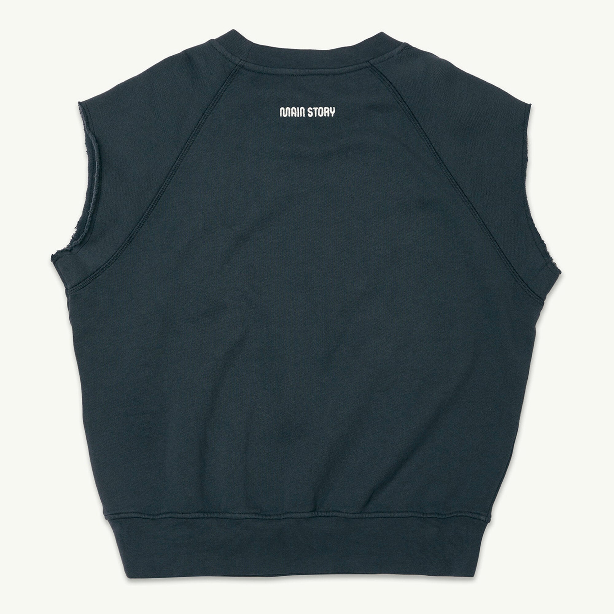 Boys & Girls Dark Grey Cotton Vest