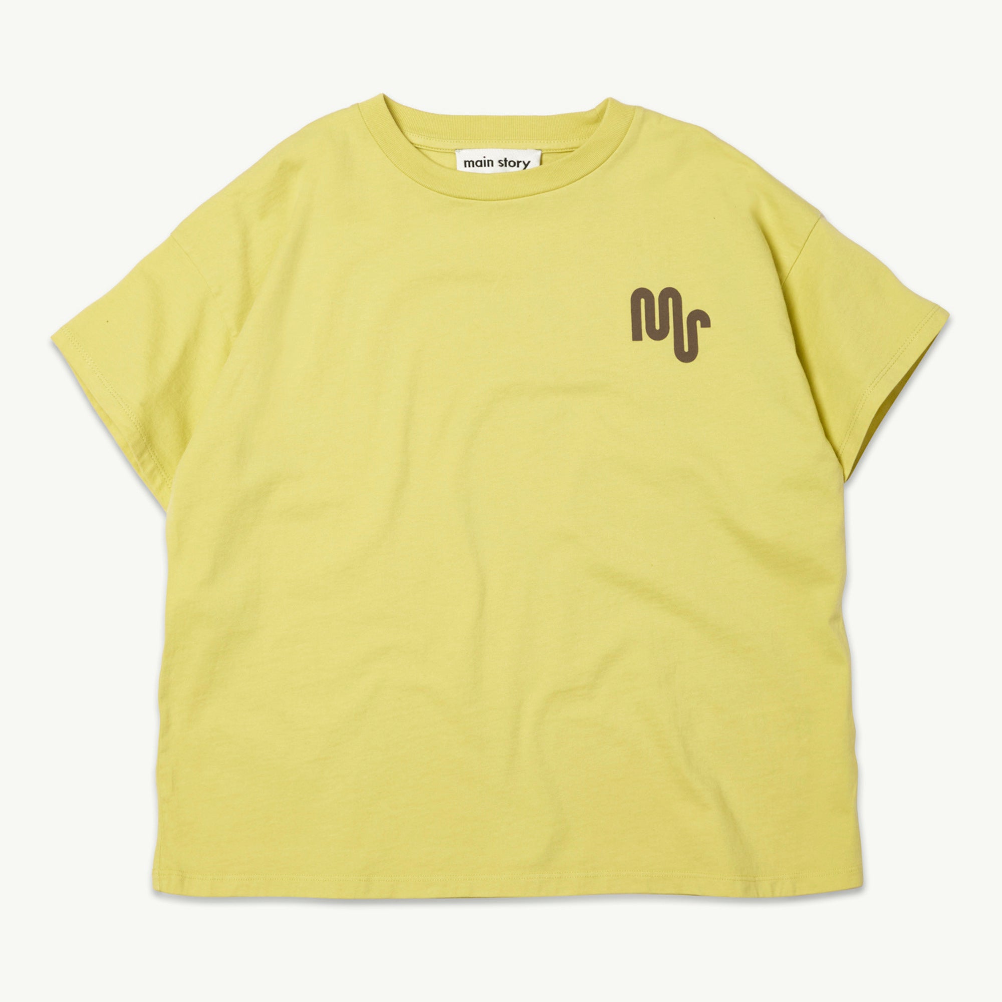 Boys & Girls Yellow Printed Cotton T-Shirt