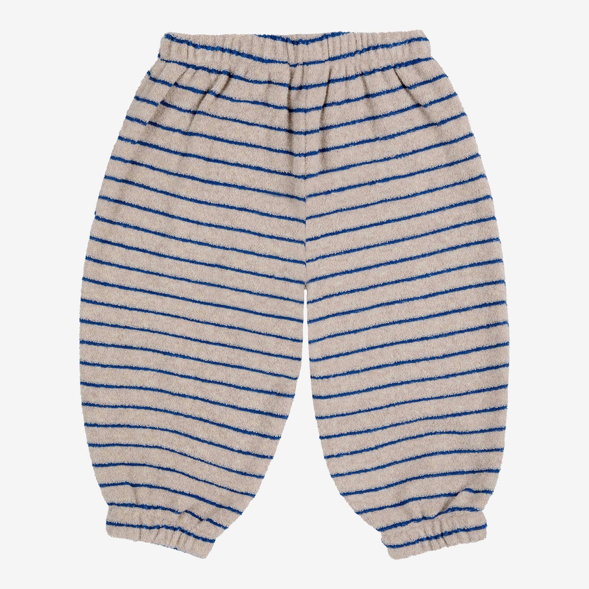 Baby Boys & Girls Blue Stripes Cotton Trousers