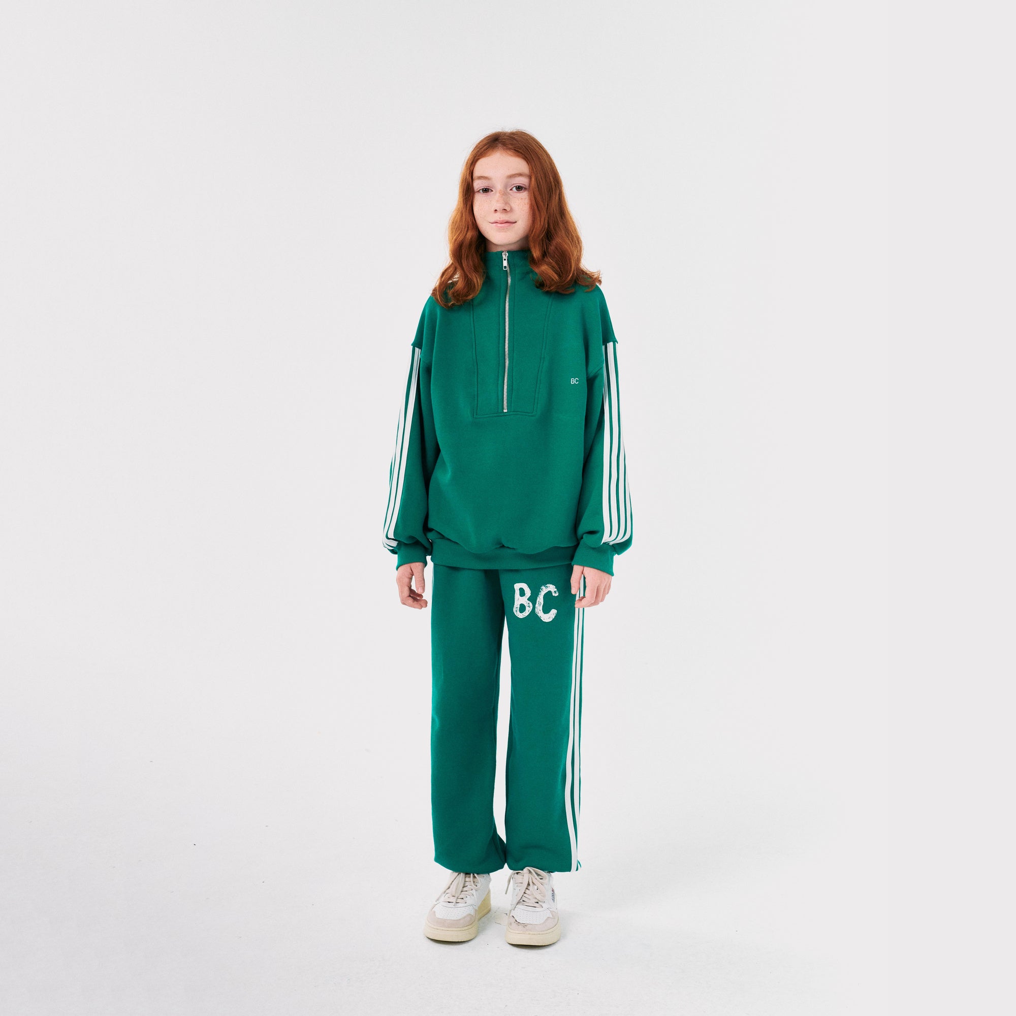 Boys & Girls Green Cotton Sweatshirt