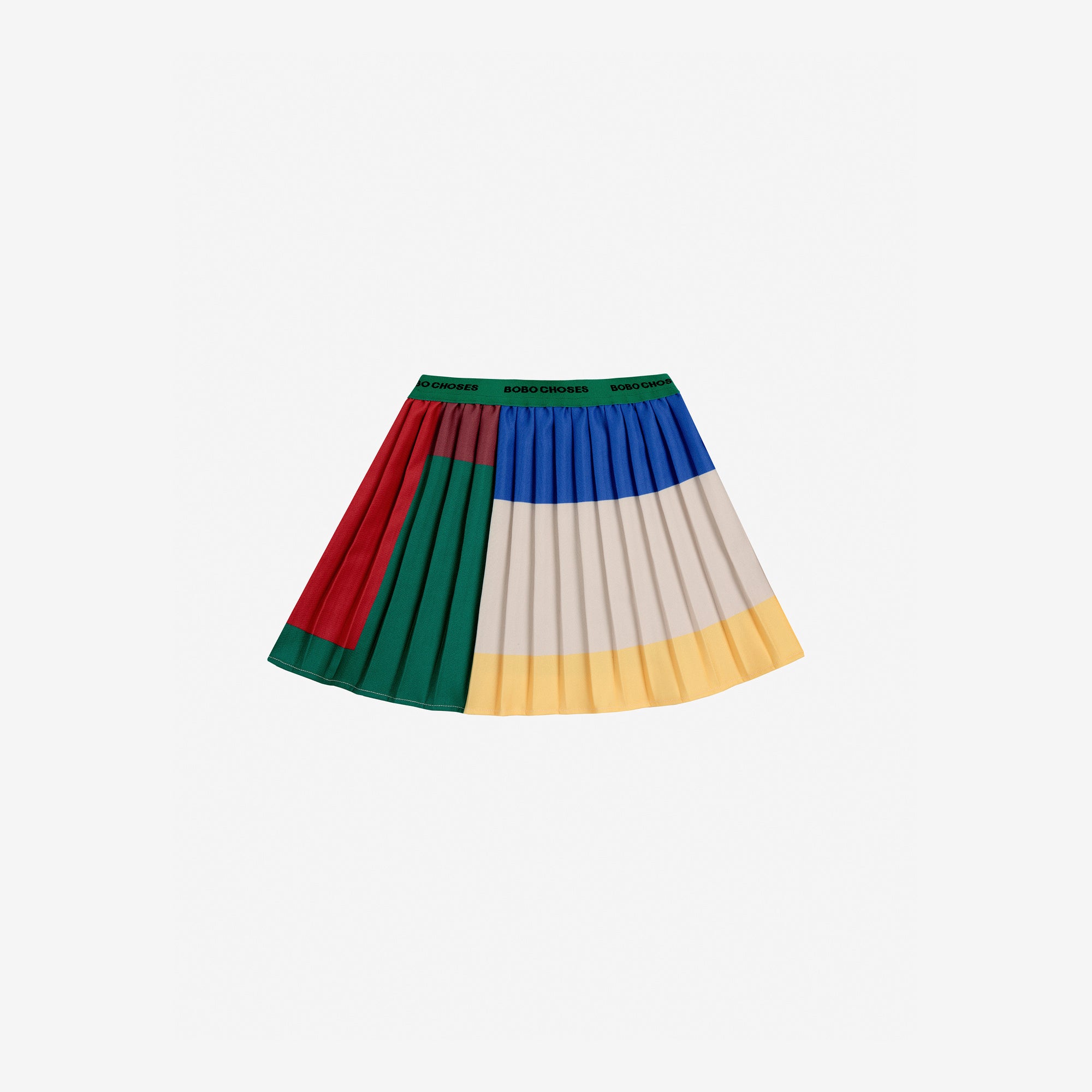 Girls Multicolor Pleated Skirt