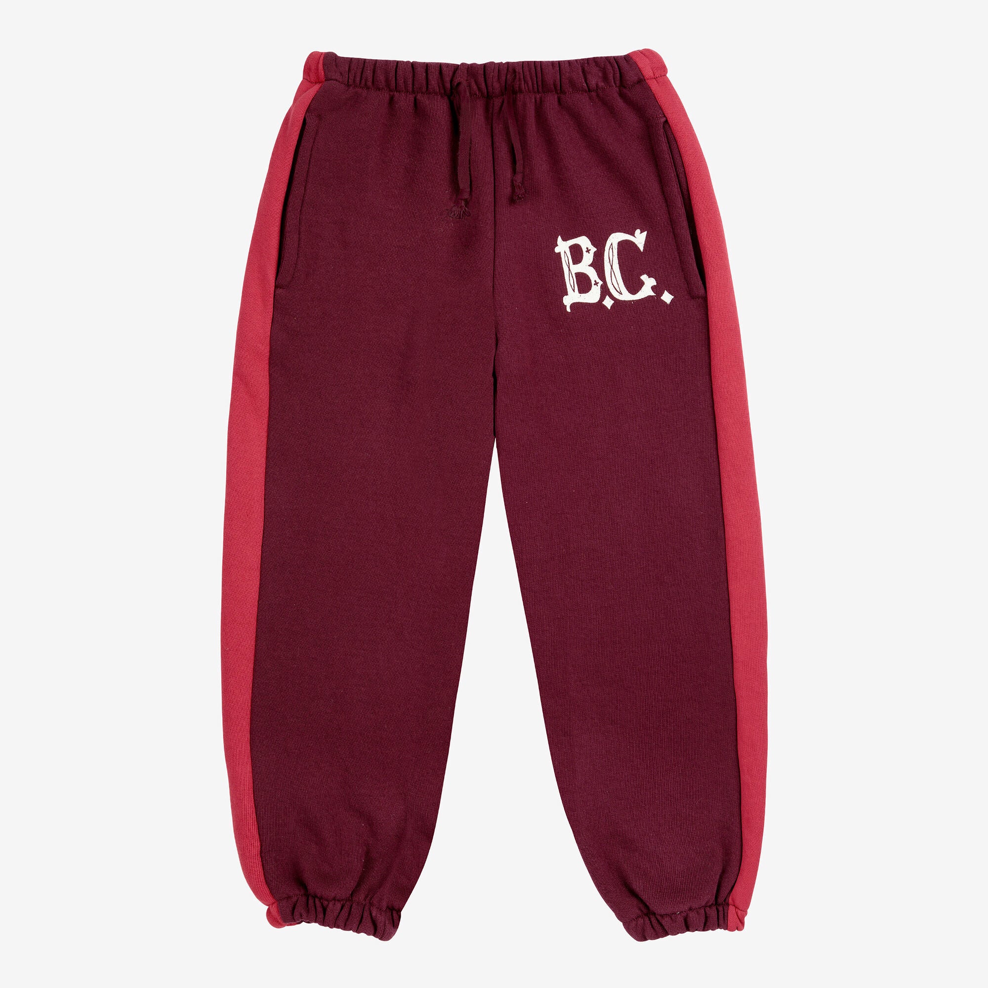 Boys & Girls Wine Red Cotton Trousers