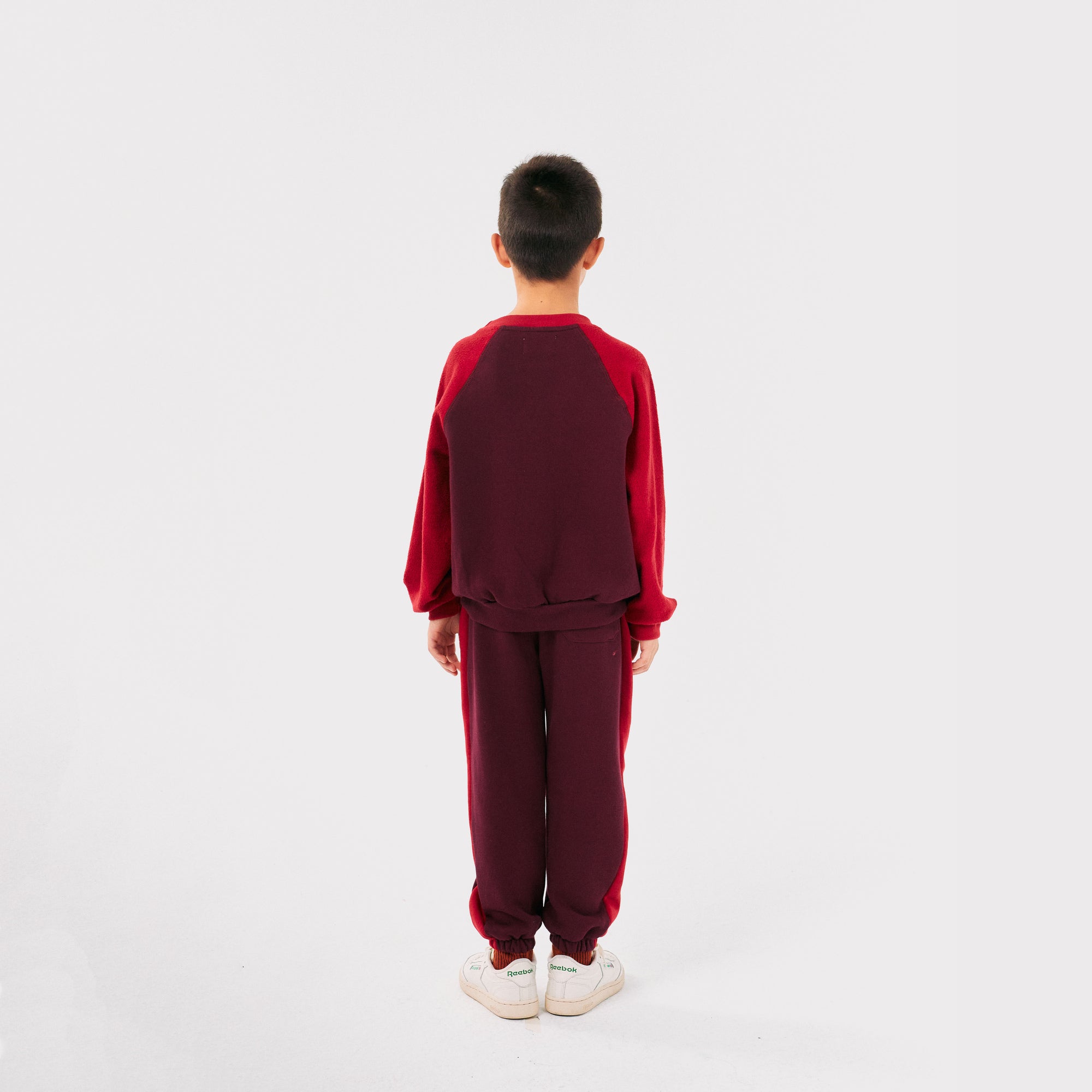 Boys & Girls Wine Red Cotton Trousers