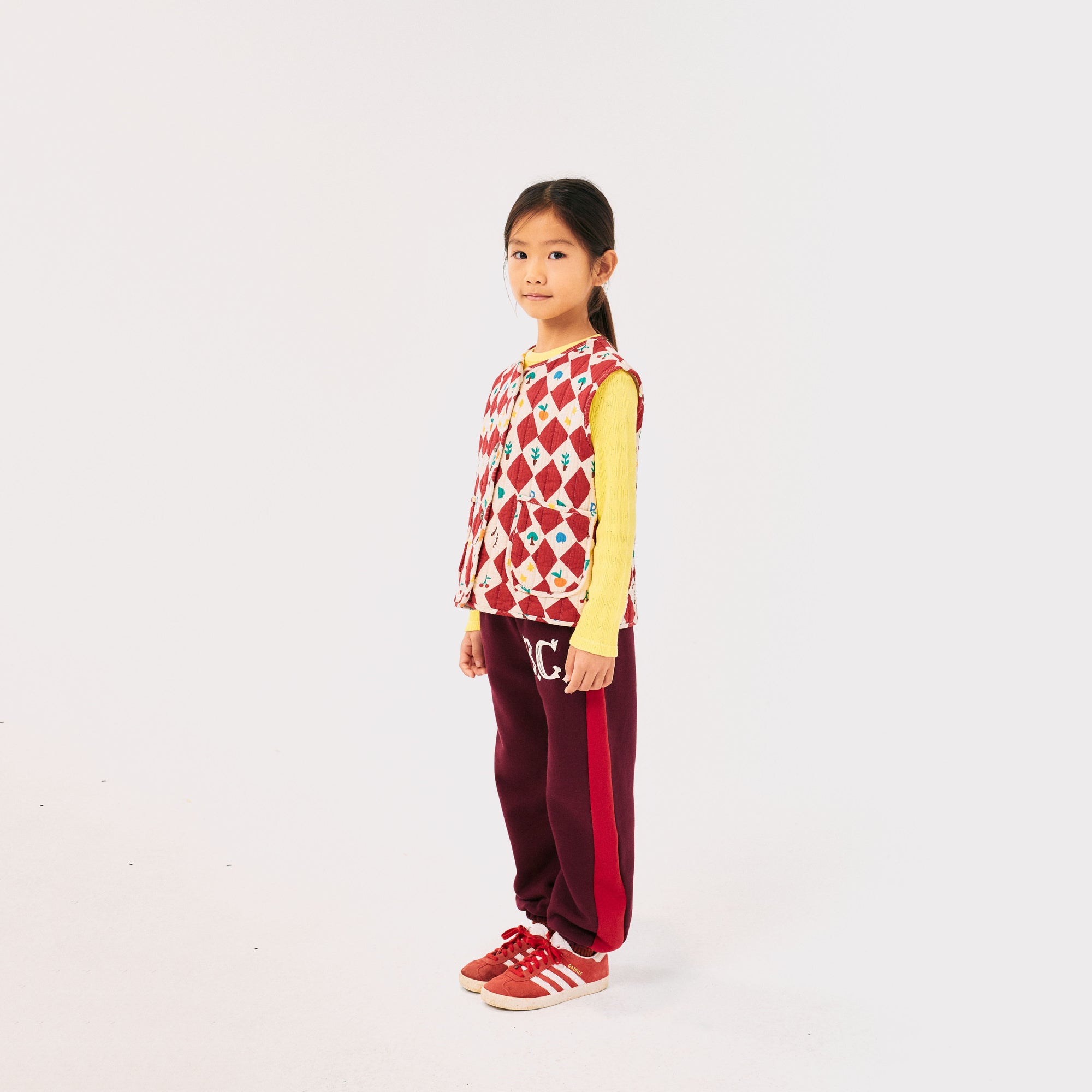 Boys & Girls Wine Red Cotton Trousers