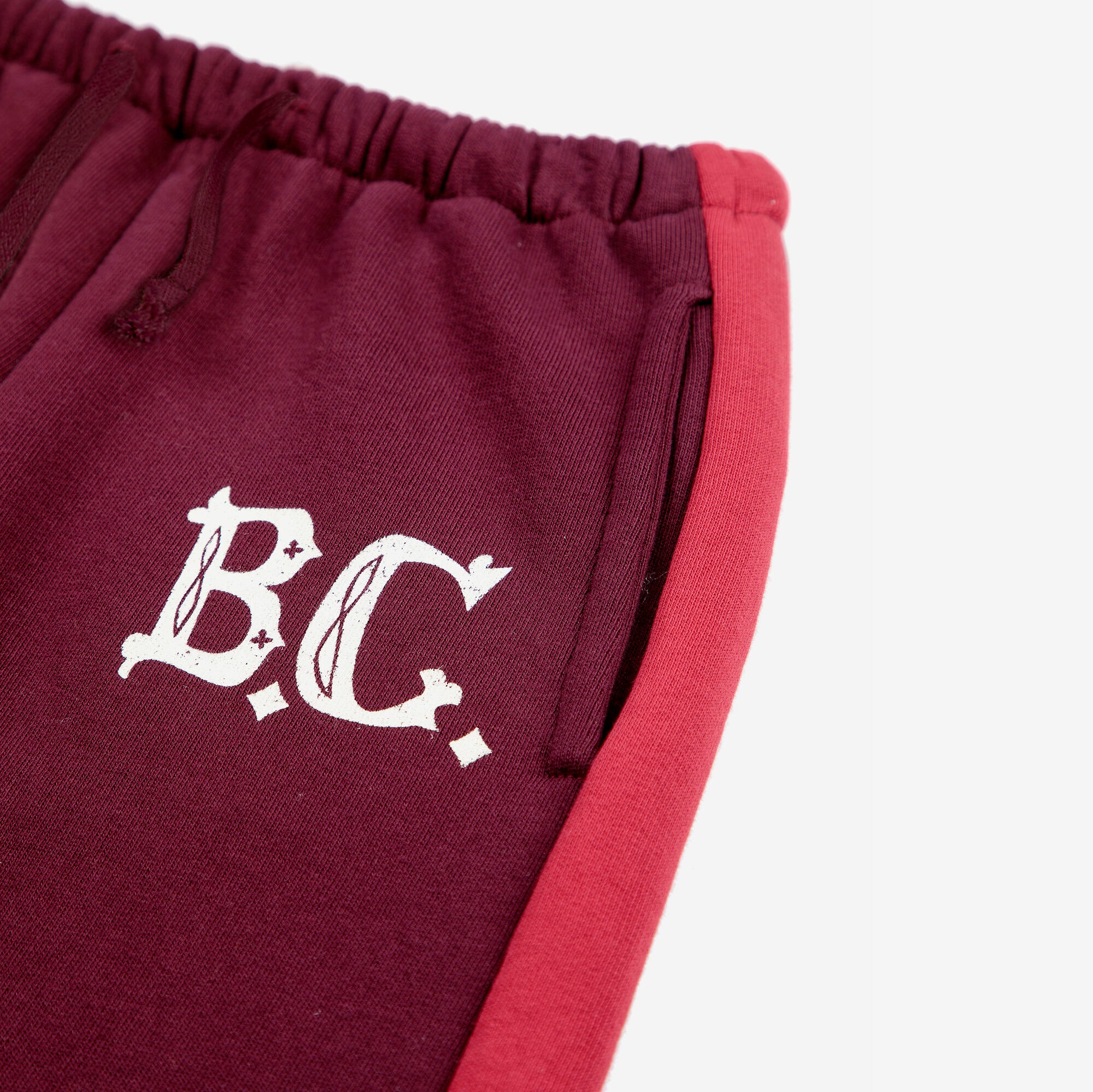 Boys & Girls Wine Red Cotton Trousers