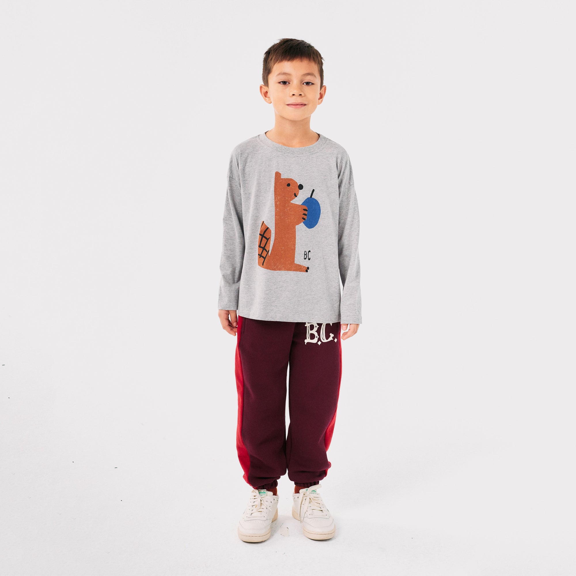 Boys & Girls Wine Red Cotton Trousers