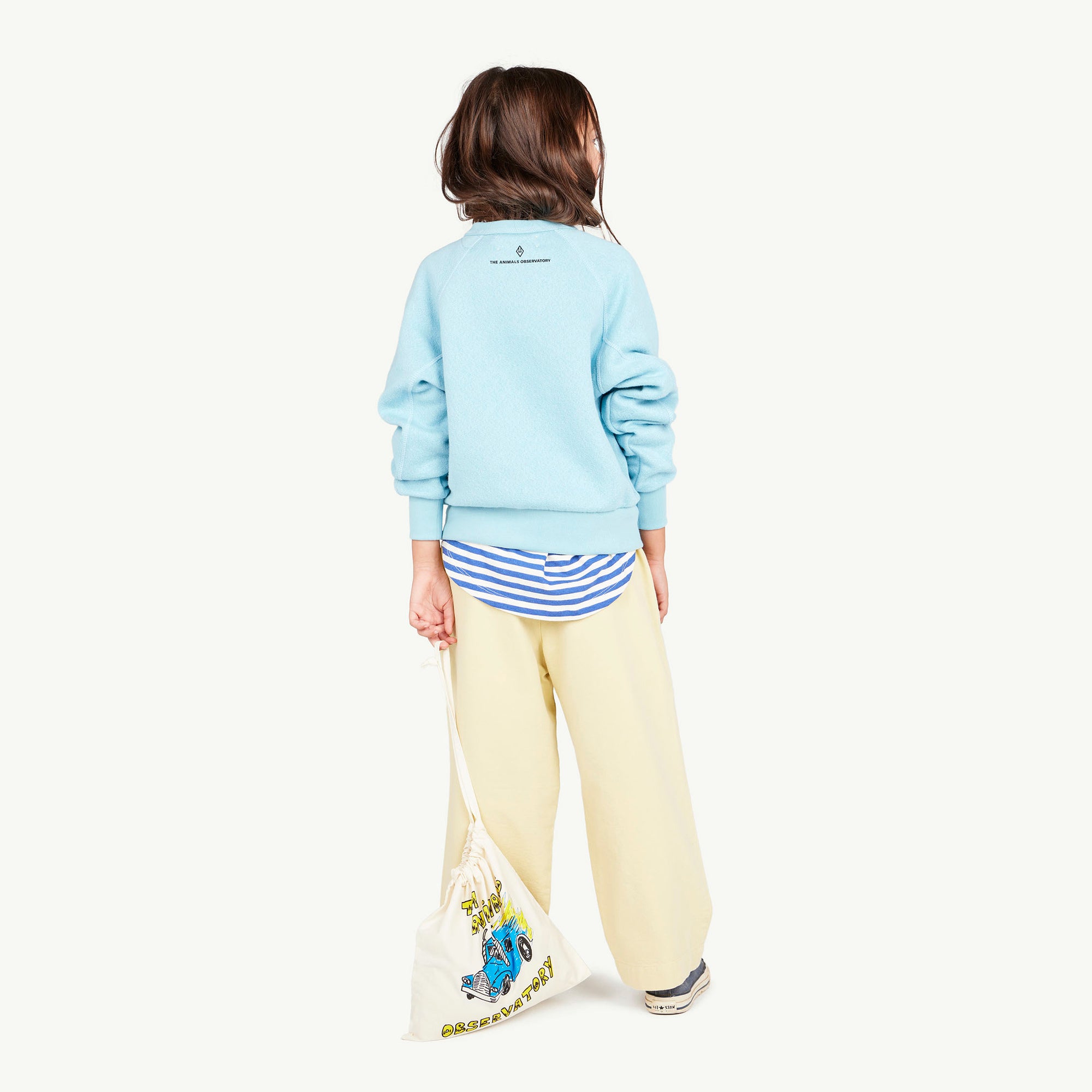 Boys & Girls Light Blue Cotton Sweatshirt