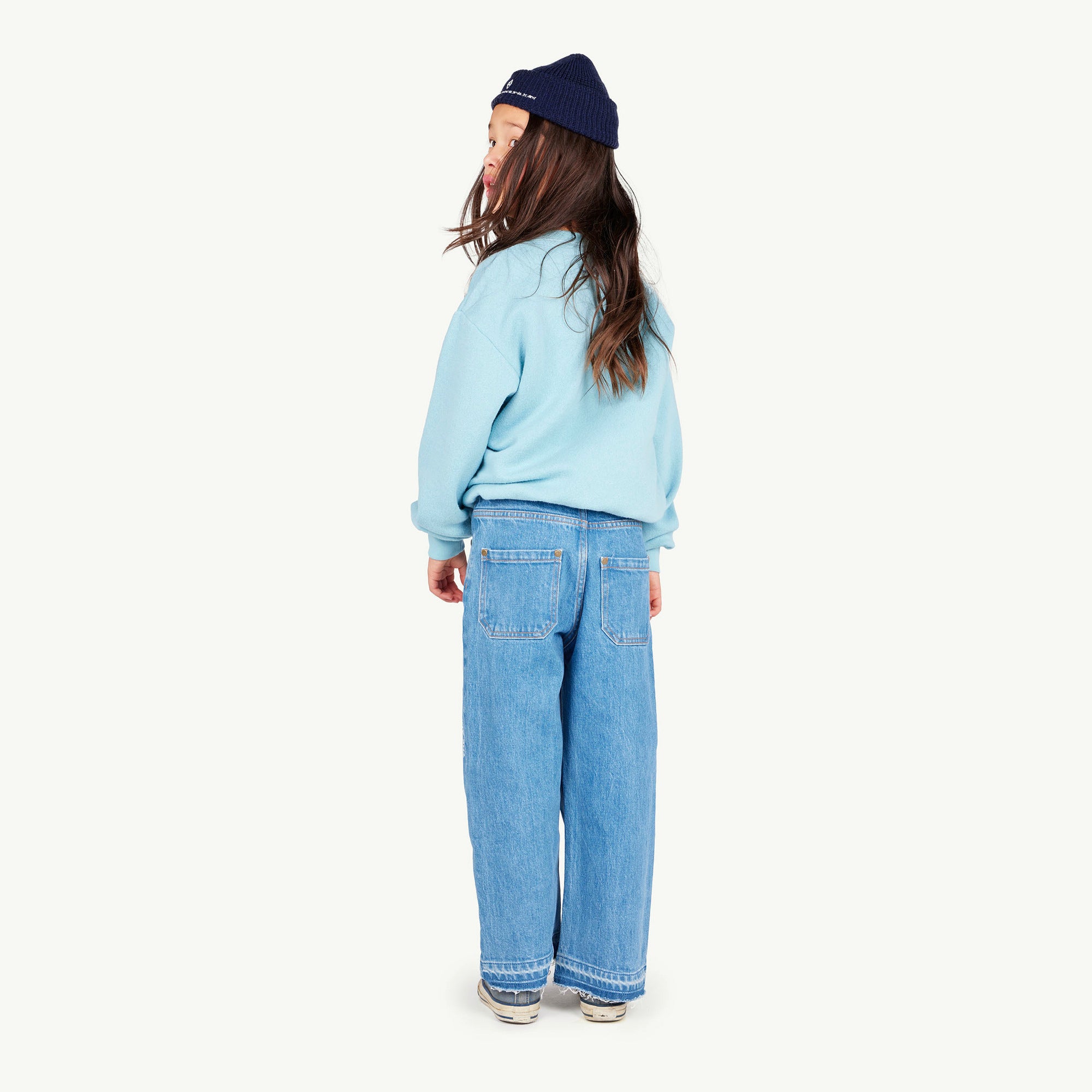 Boys & Girls Blue Denim Trousers