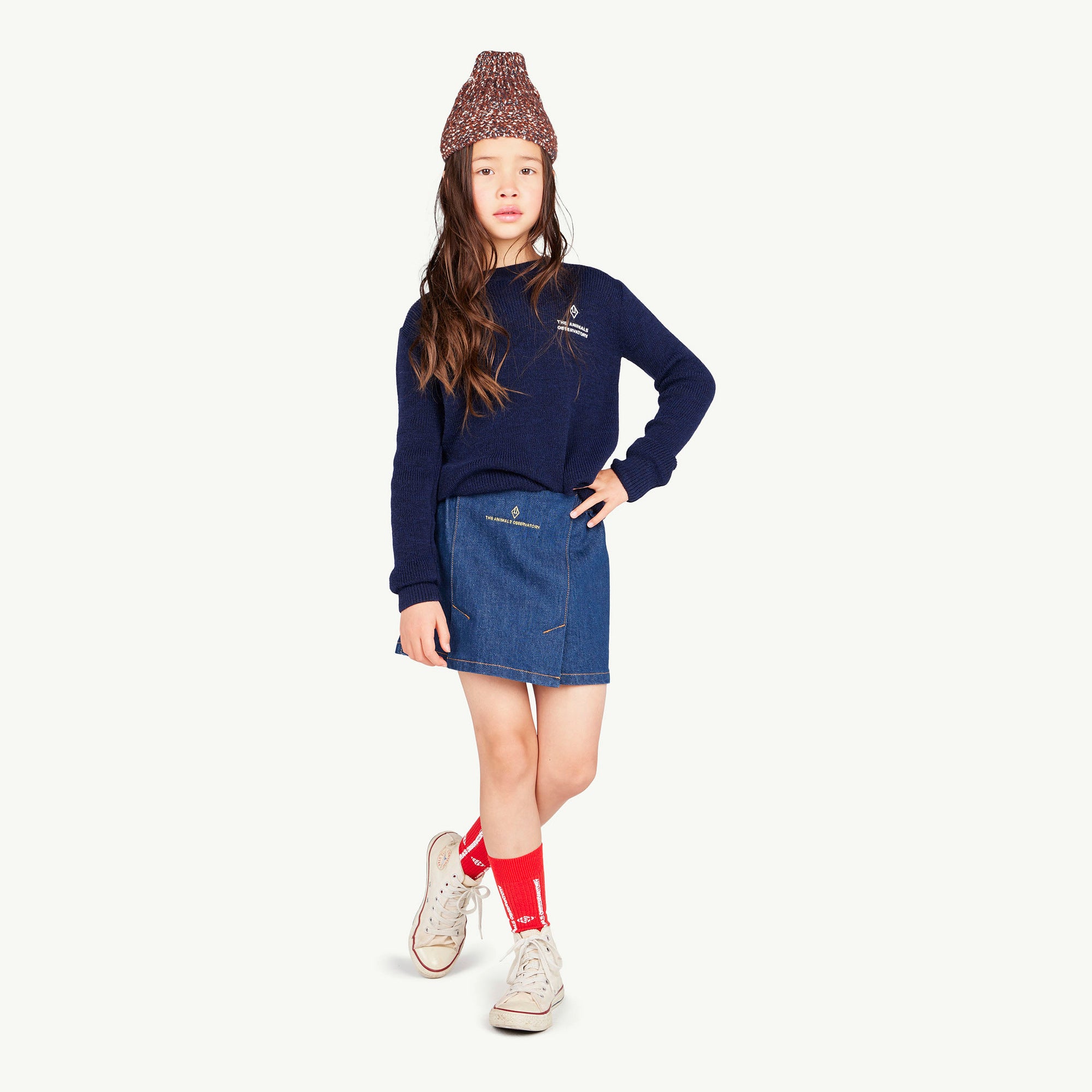 Boys & Girls Navy Knit Sweater