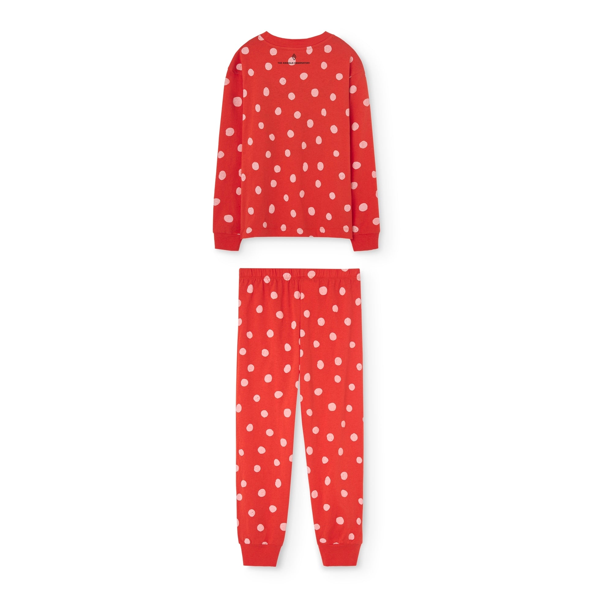 Boys & Girls Red Cotton Nightwear Set