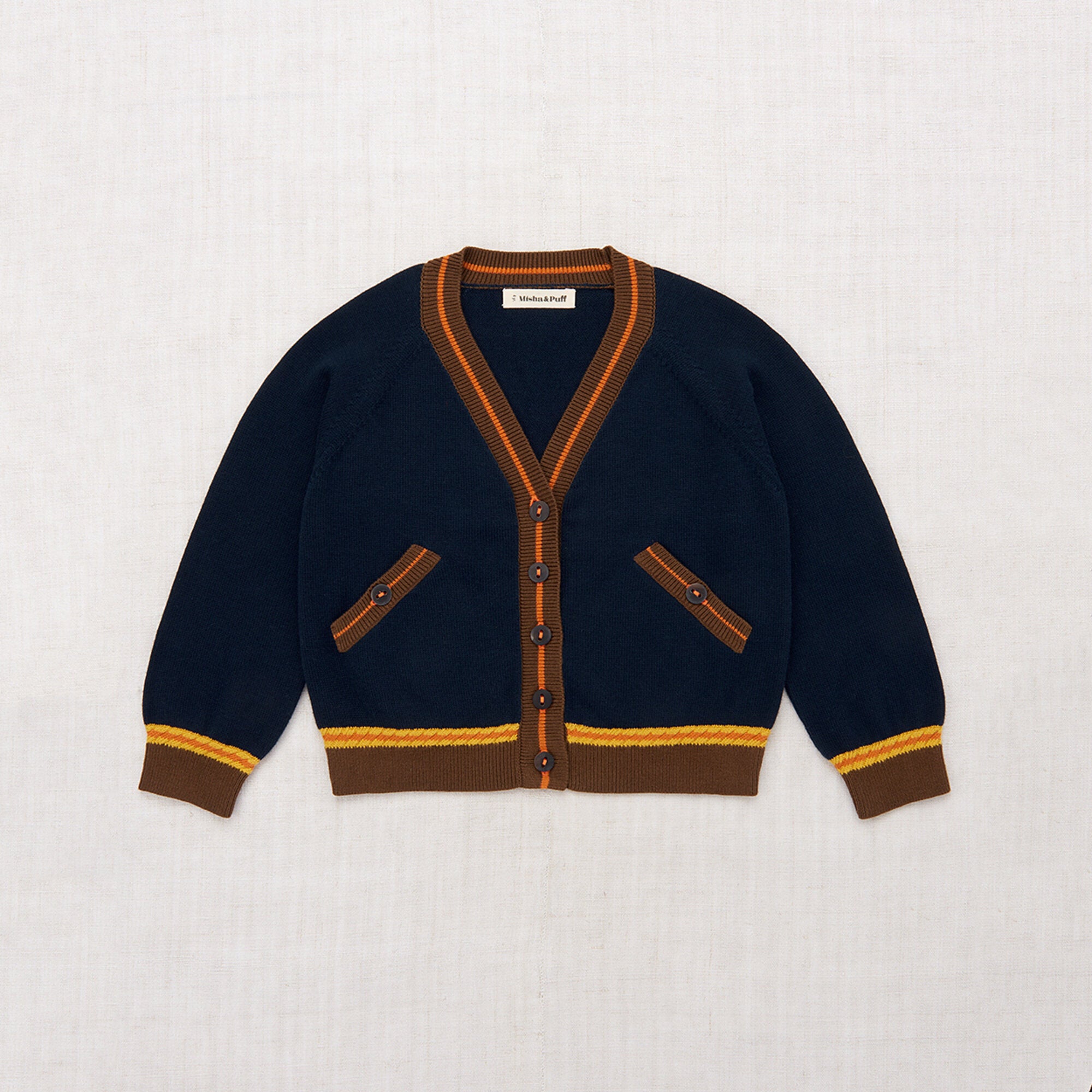 Boys & Girls Navy Cotton Cardigan