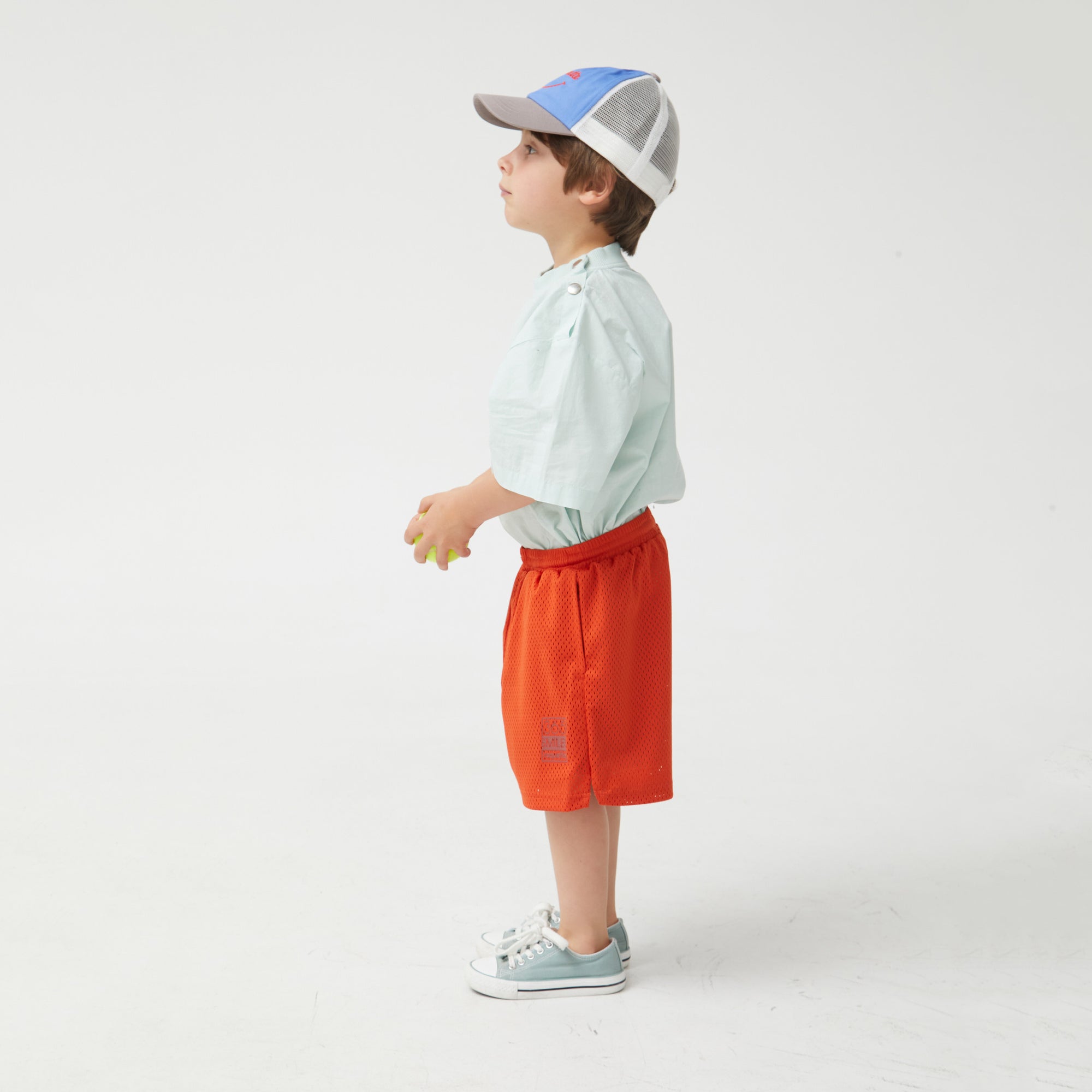 Boys & Girls Light Blue Cotton T-Shirt