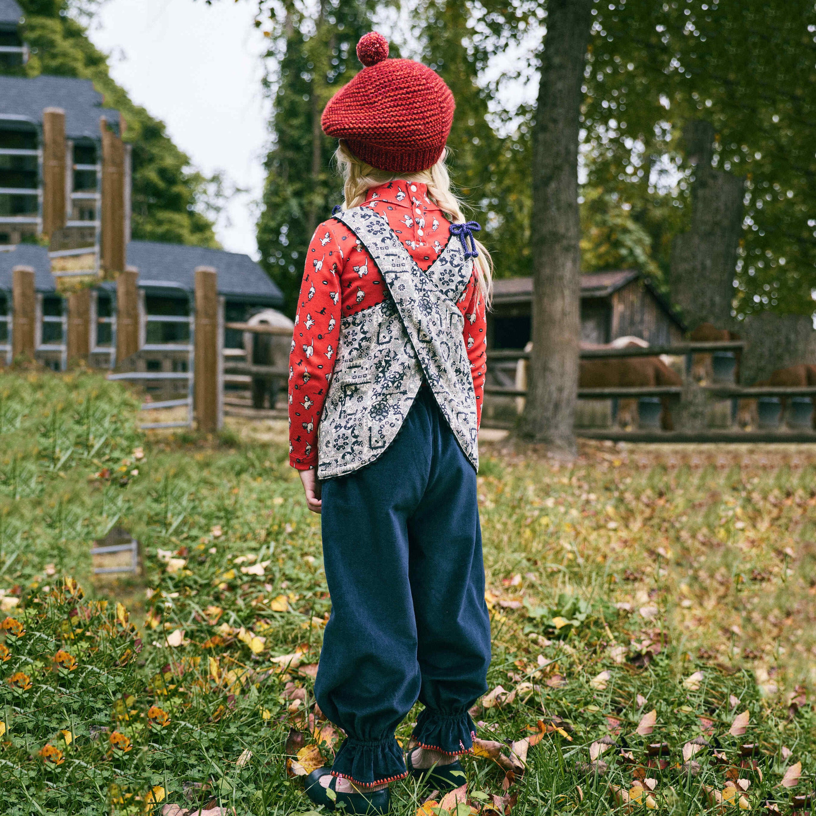 Boys & Girls Red Wool Hat