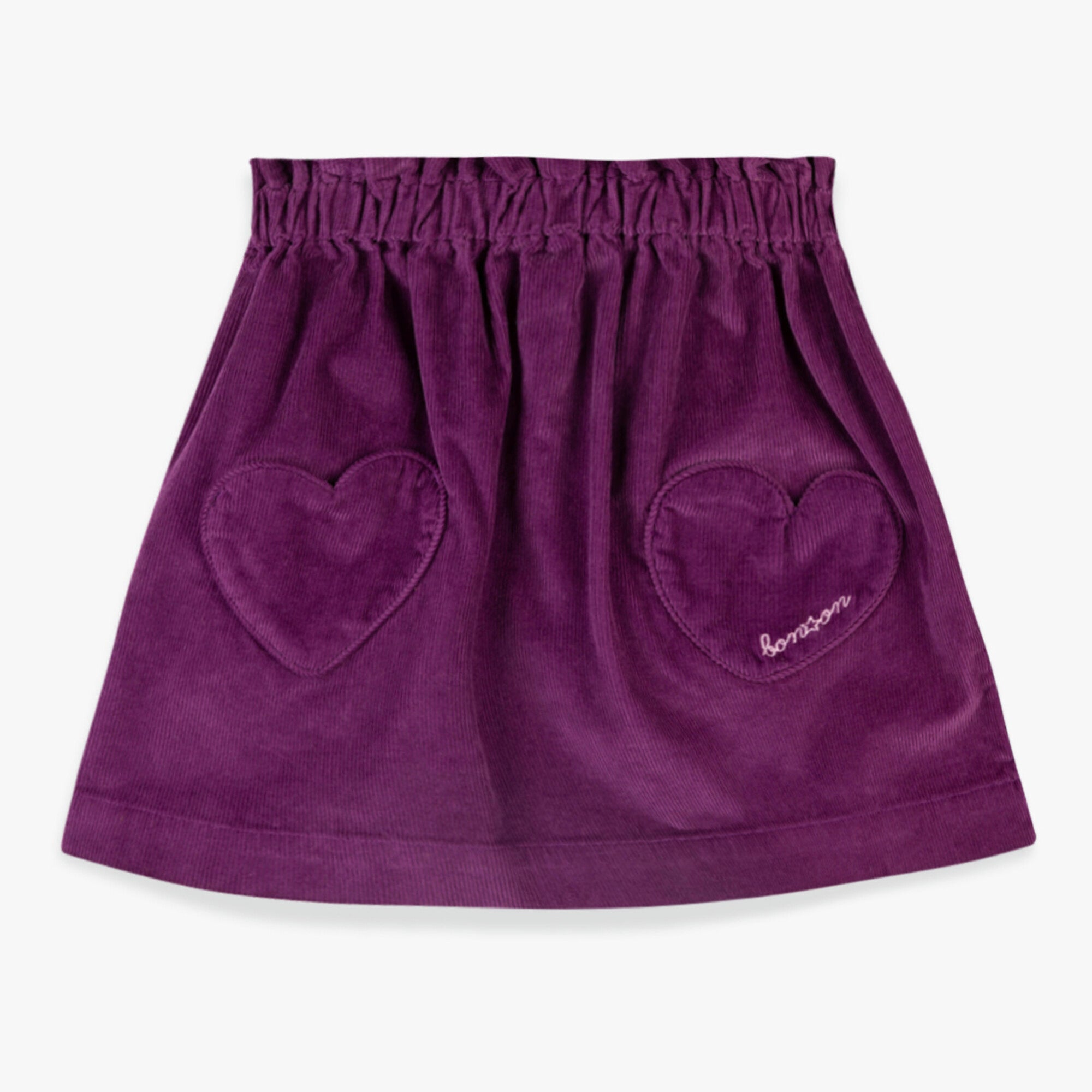 Girls Purple Corduroy Skirt