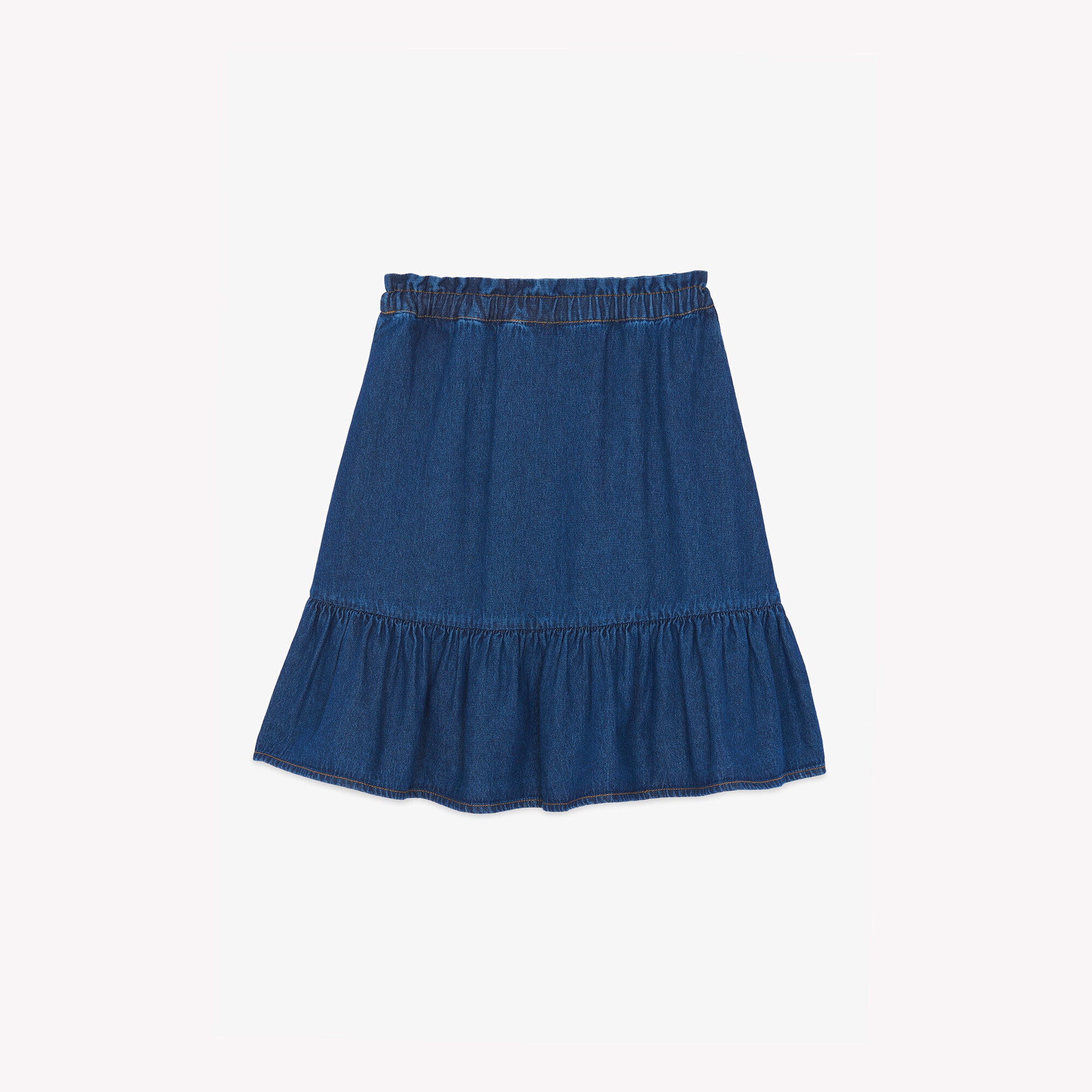 Girls Blue Denim Skirt