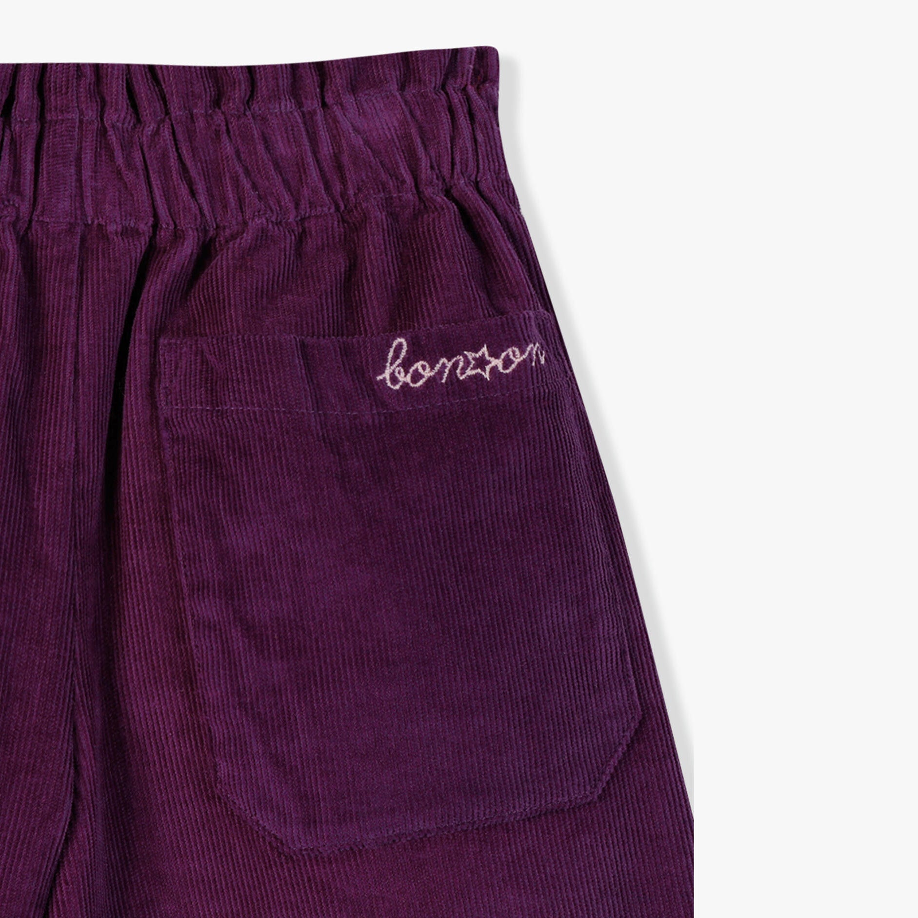 Girls Purple Corduroy Trousers