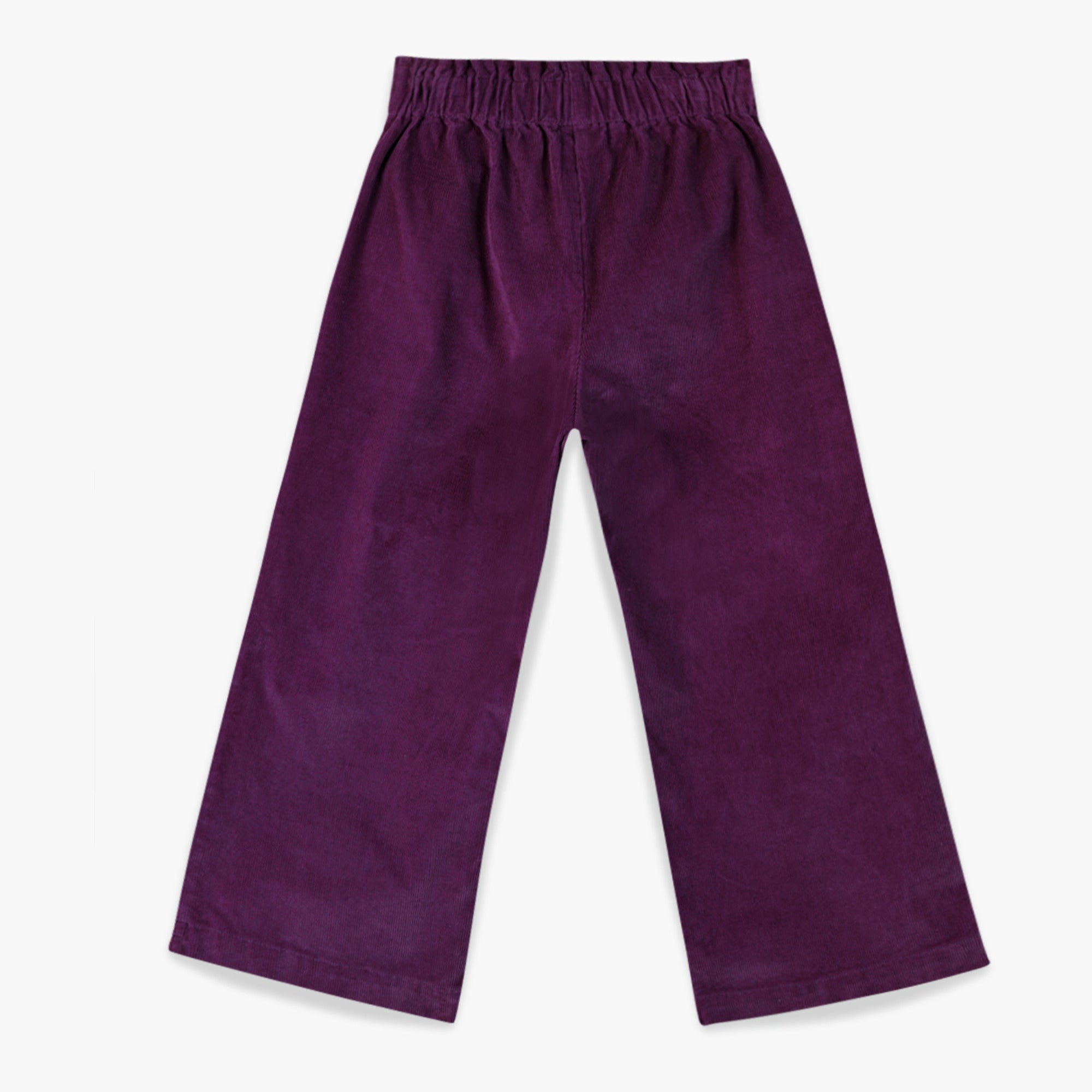 Girls Purple Corduroy Trousers