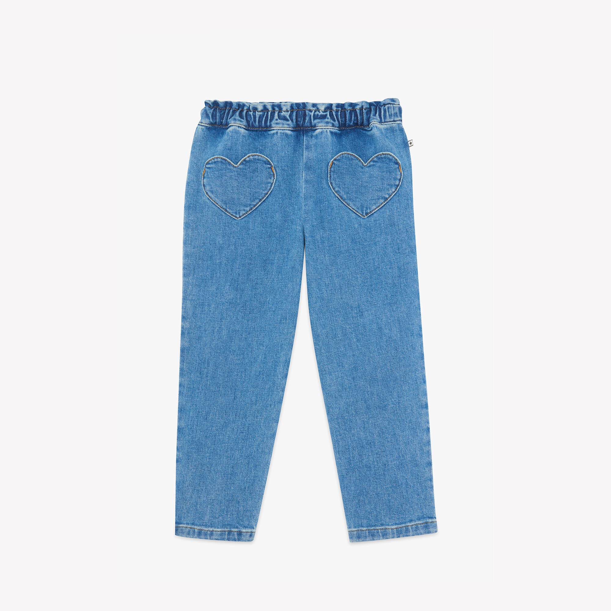 Girls Blue Denim Trousers