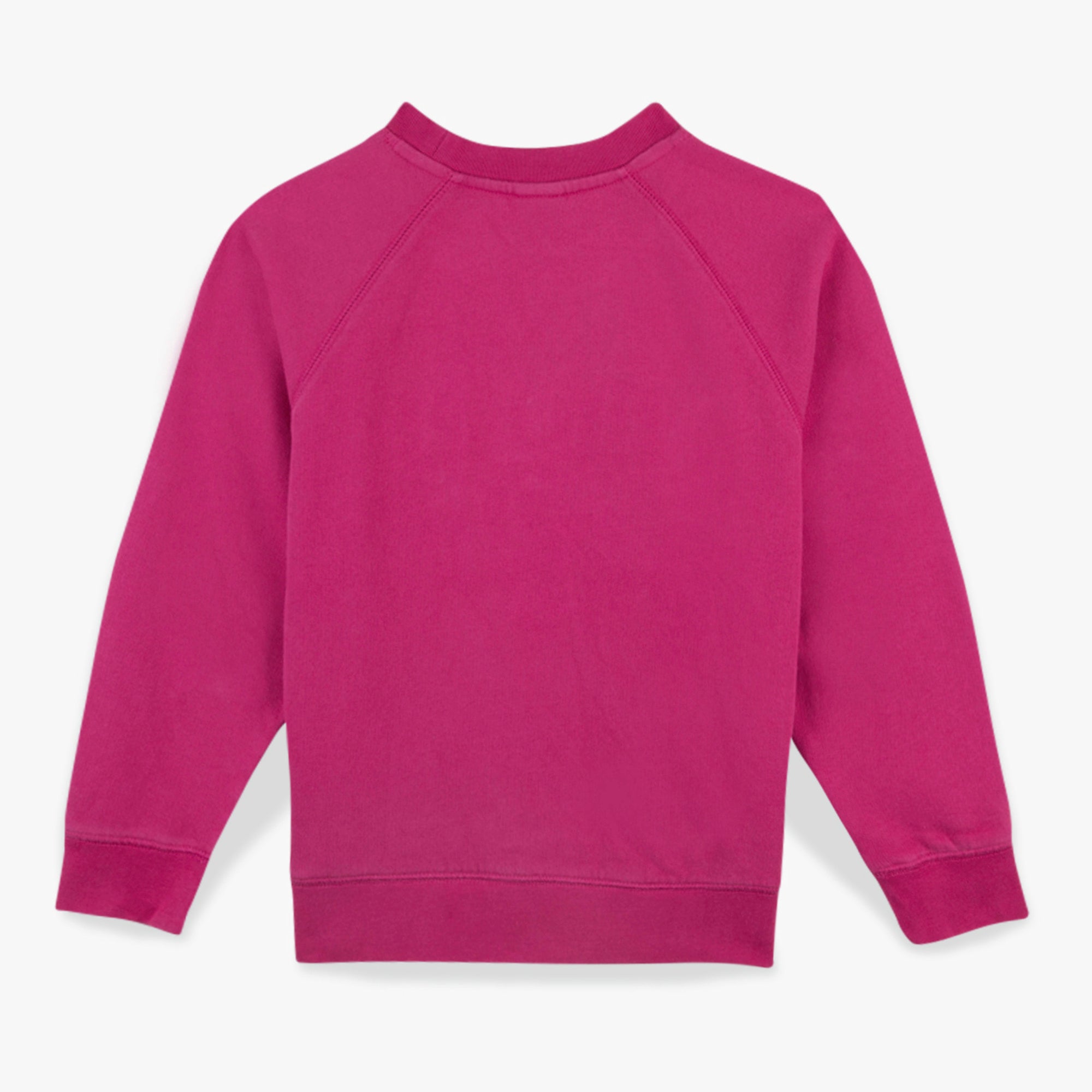 Boys & Girls Purple Logo Cotton Sweatshirt