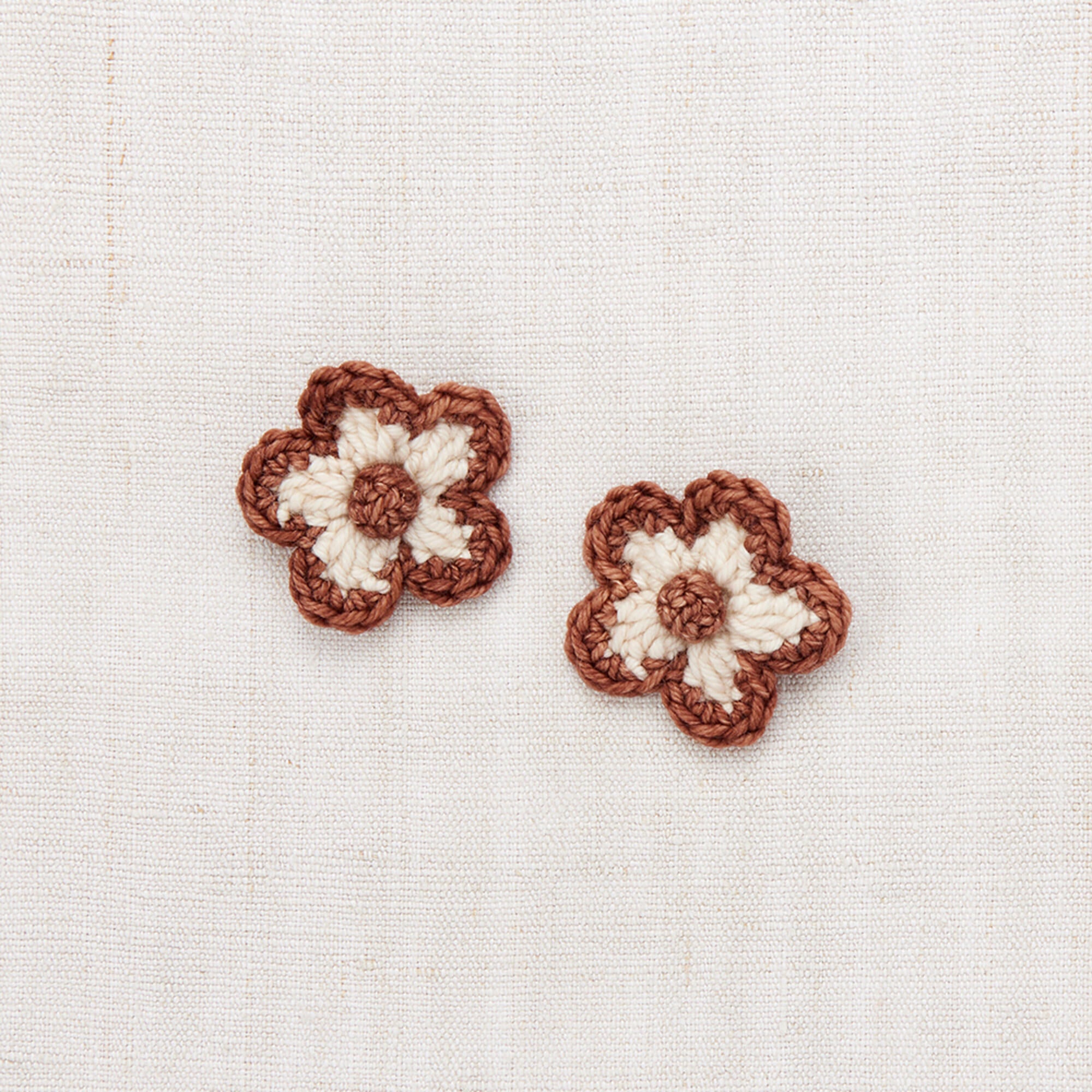 Girls Maroon Flower Hair Clips