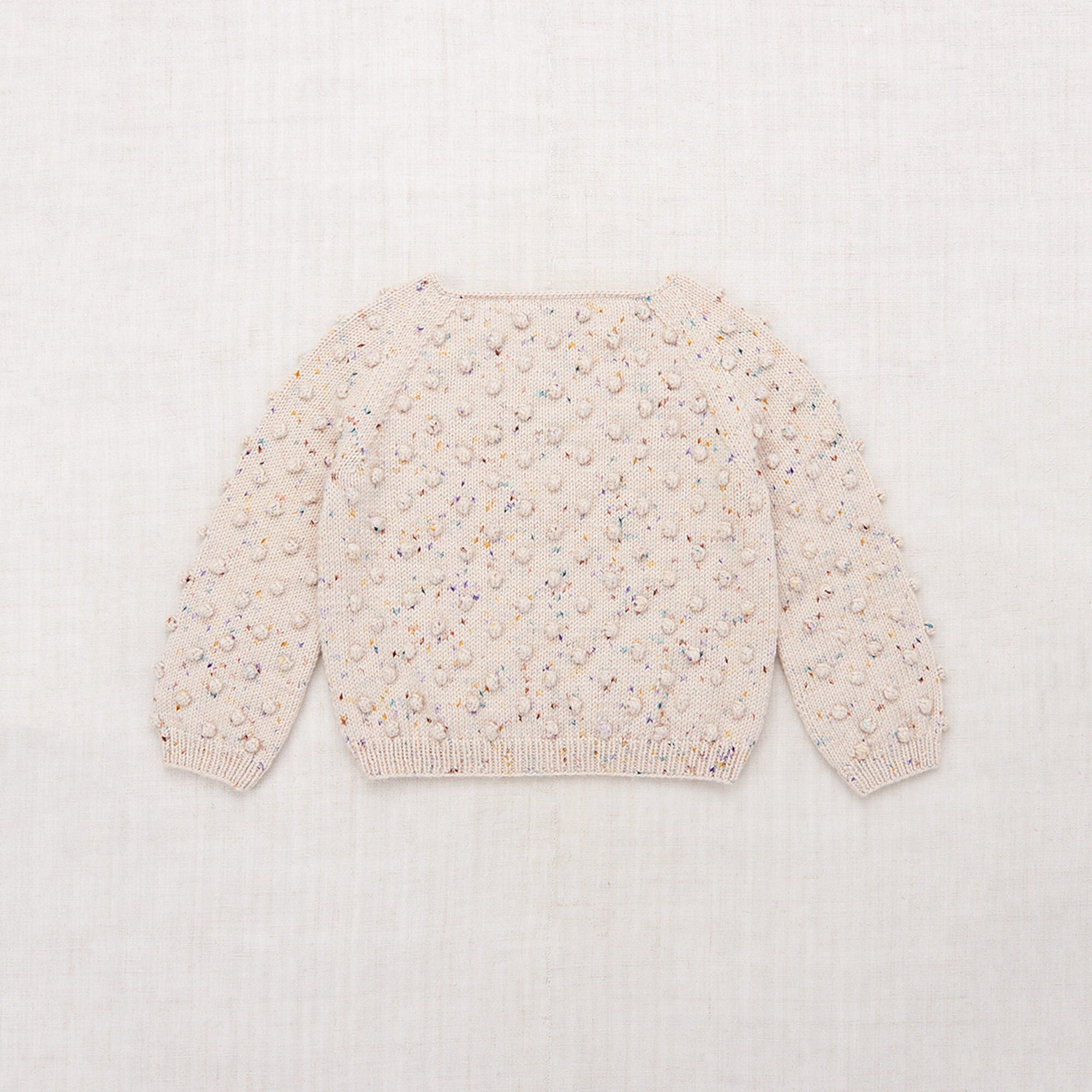 Boys & Girls Cream Popcorn Wool Sweater