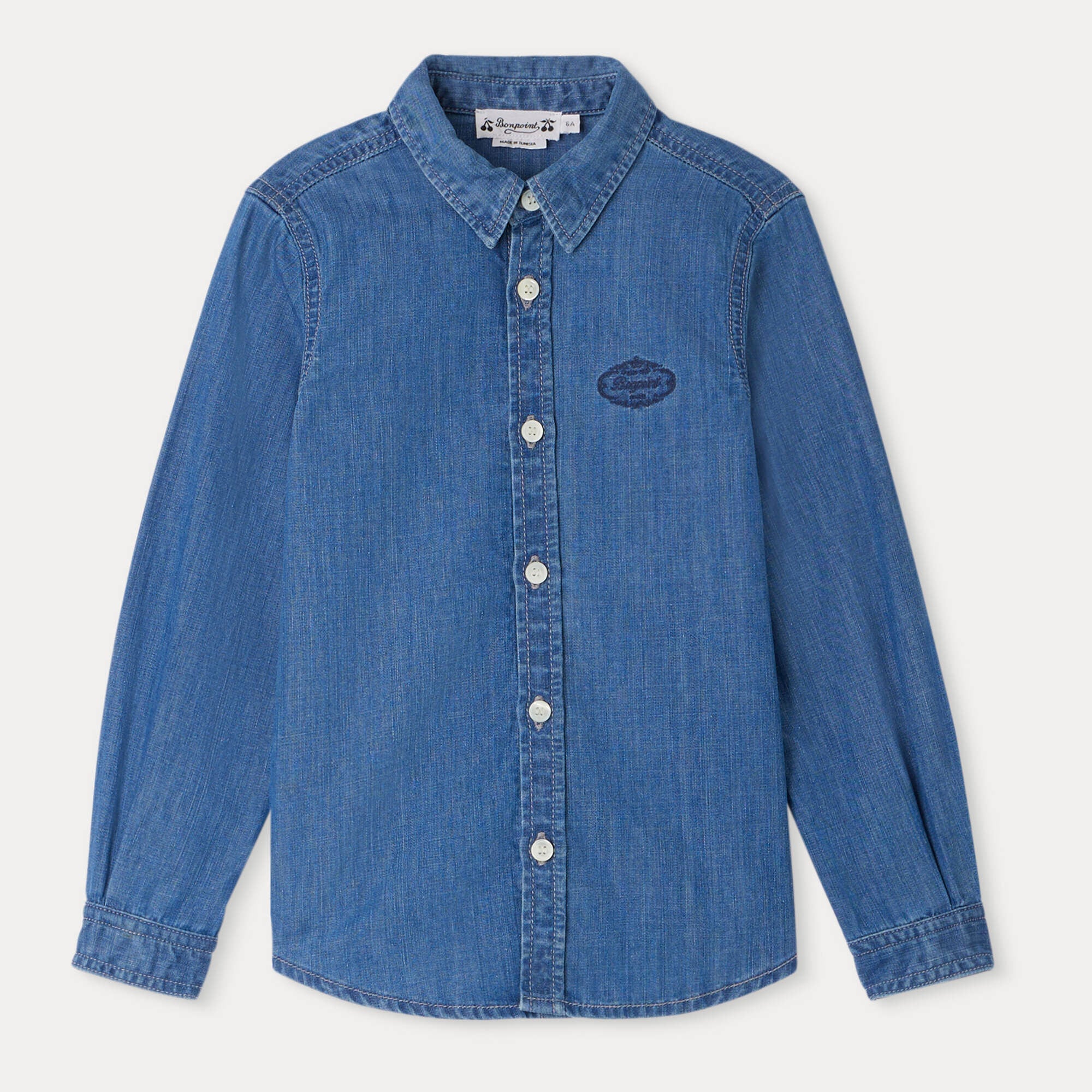 Boys Blue Denim Shirt