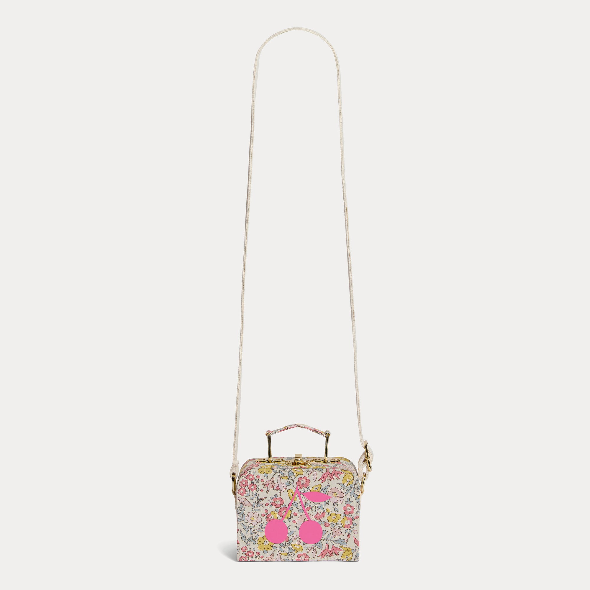 Girls Pink Floral Shoulder Bag