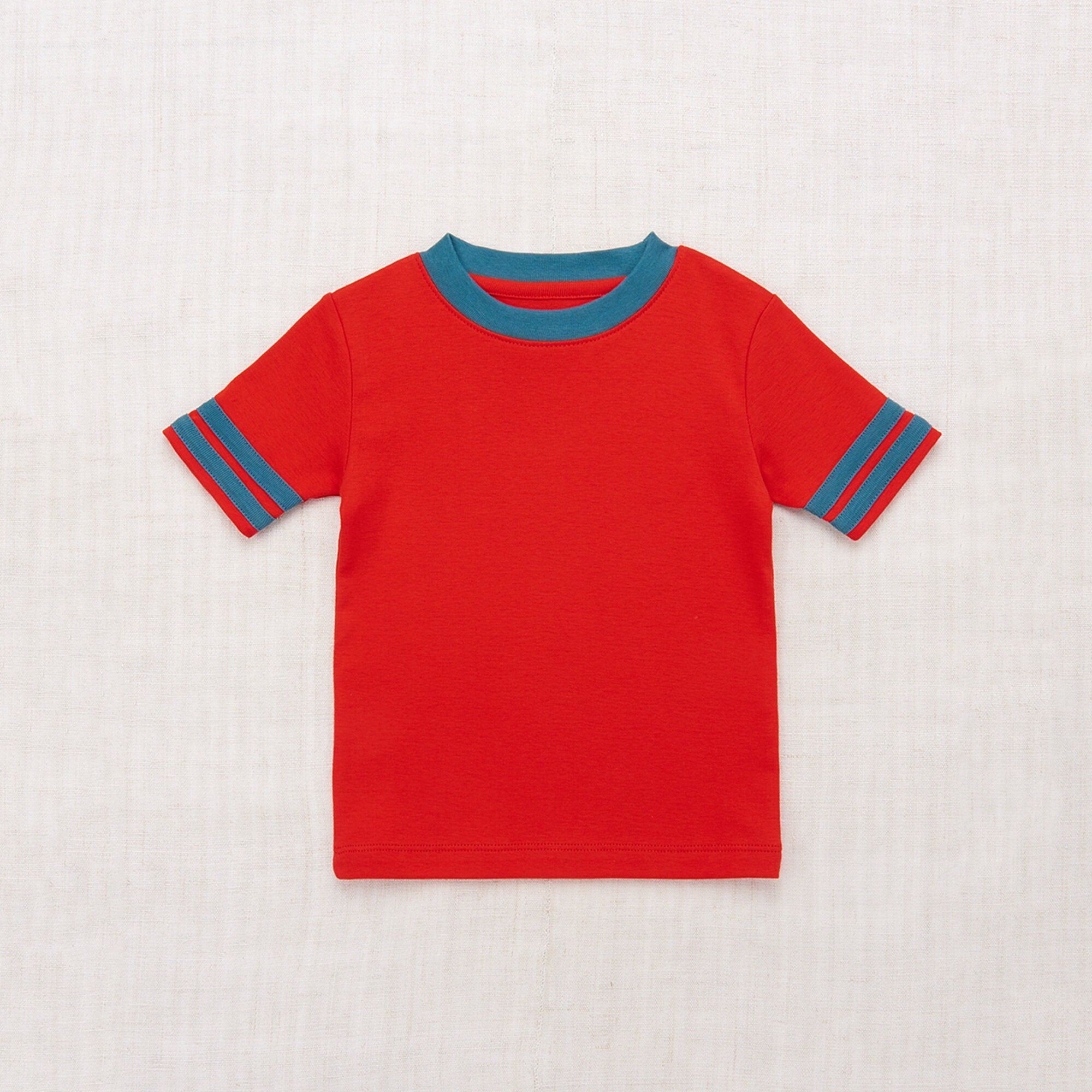 Boys & Girls Red Cotton T-Shirt