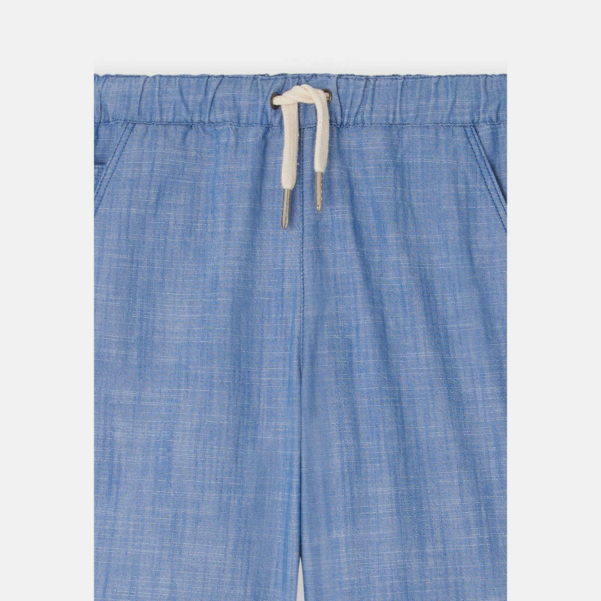 Boys Blue Cotton Shorts