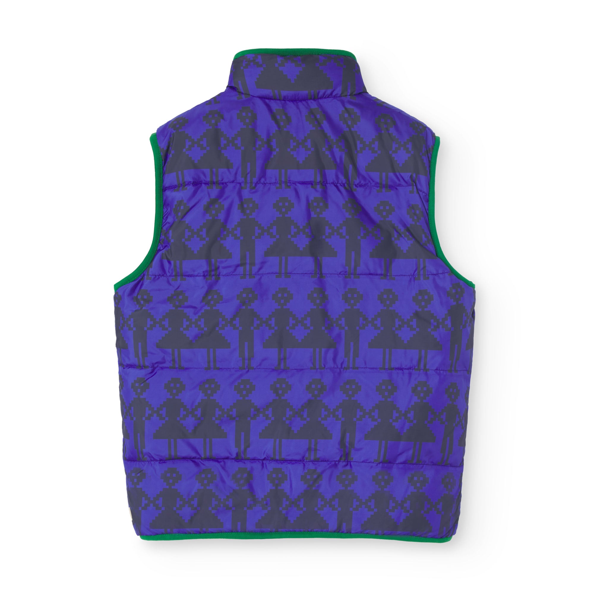 Boys & Girls Blue Reversible Gilet