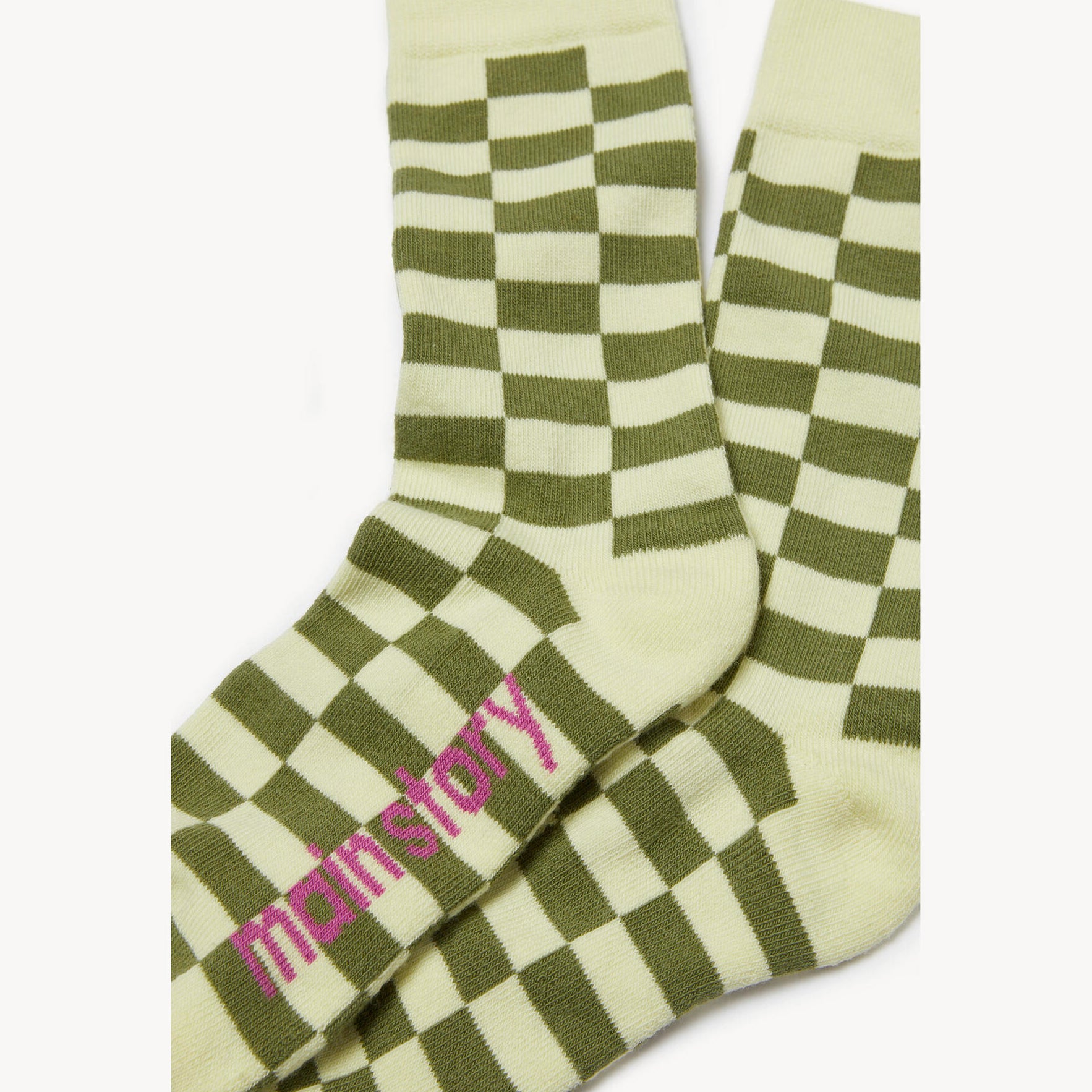 Boys & Girls Yellow Check Cotton Socks