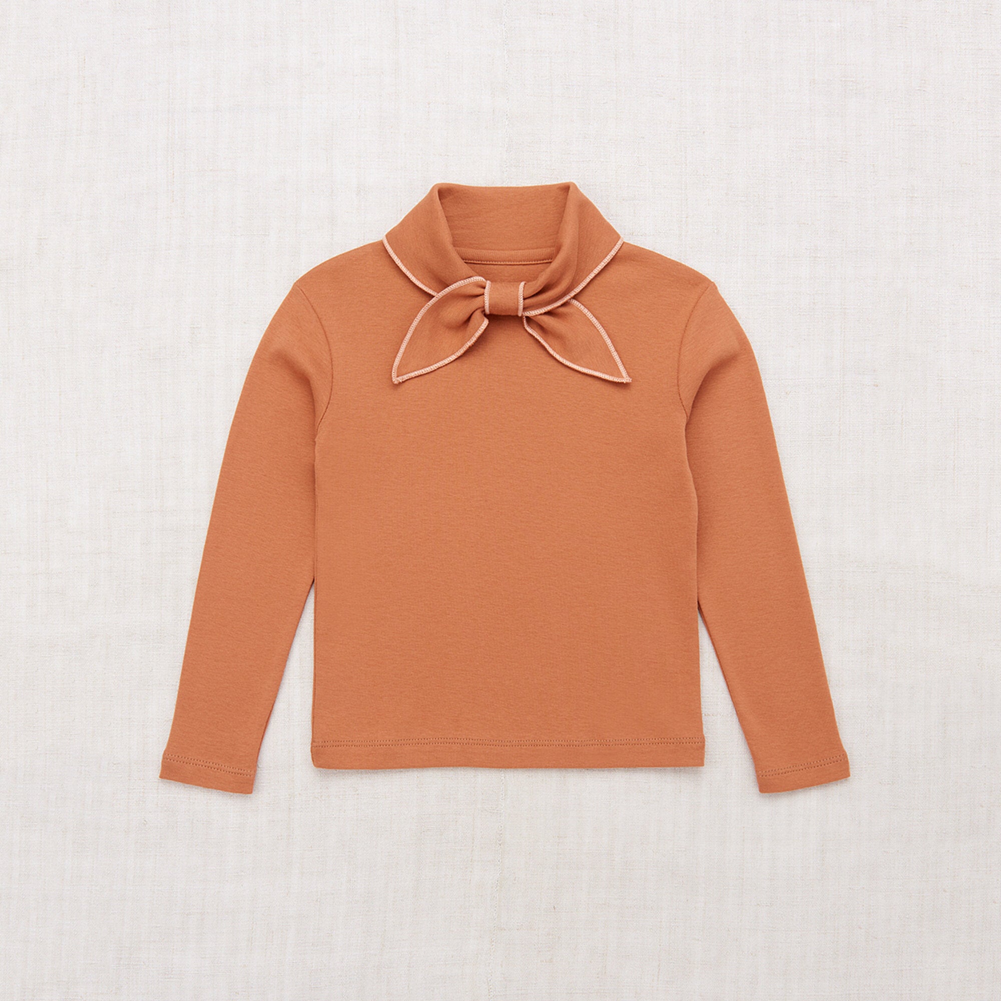 Boys & Girls Rose Gold Bow Cotton T-Shirt