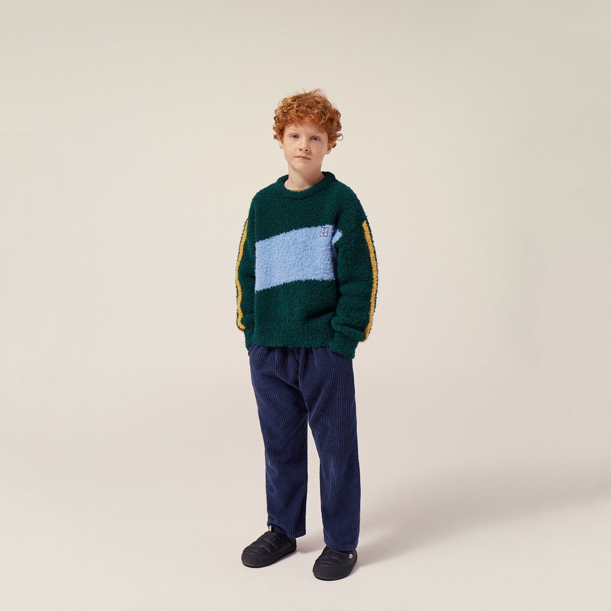 Boys & Girls Blue Corduroy Trousers