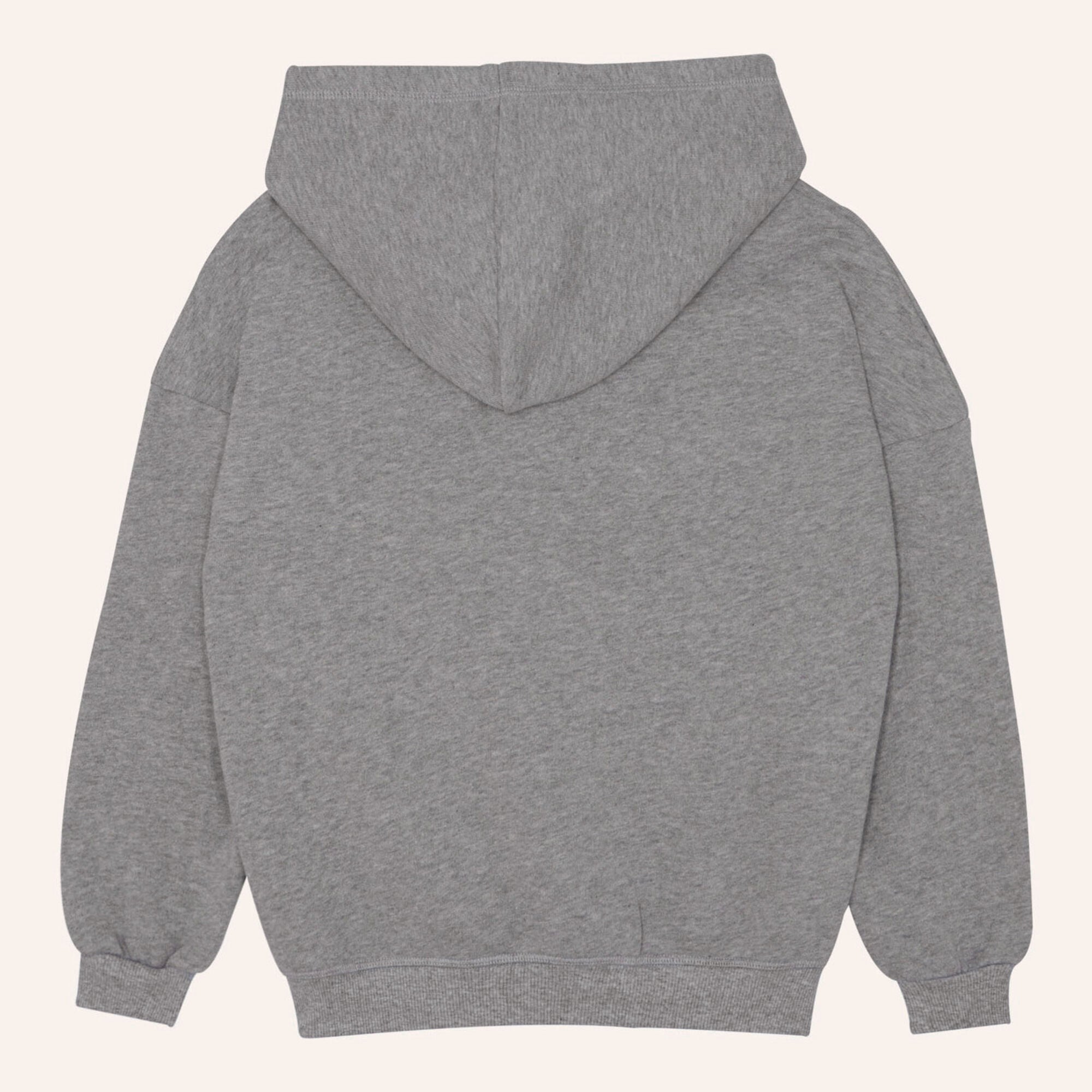 Boys & Girls Grey Cotton Zip-Up Top