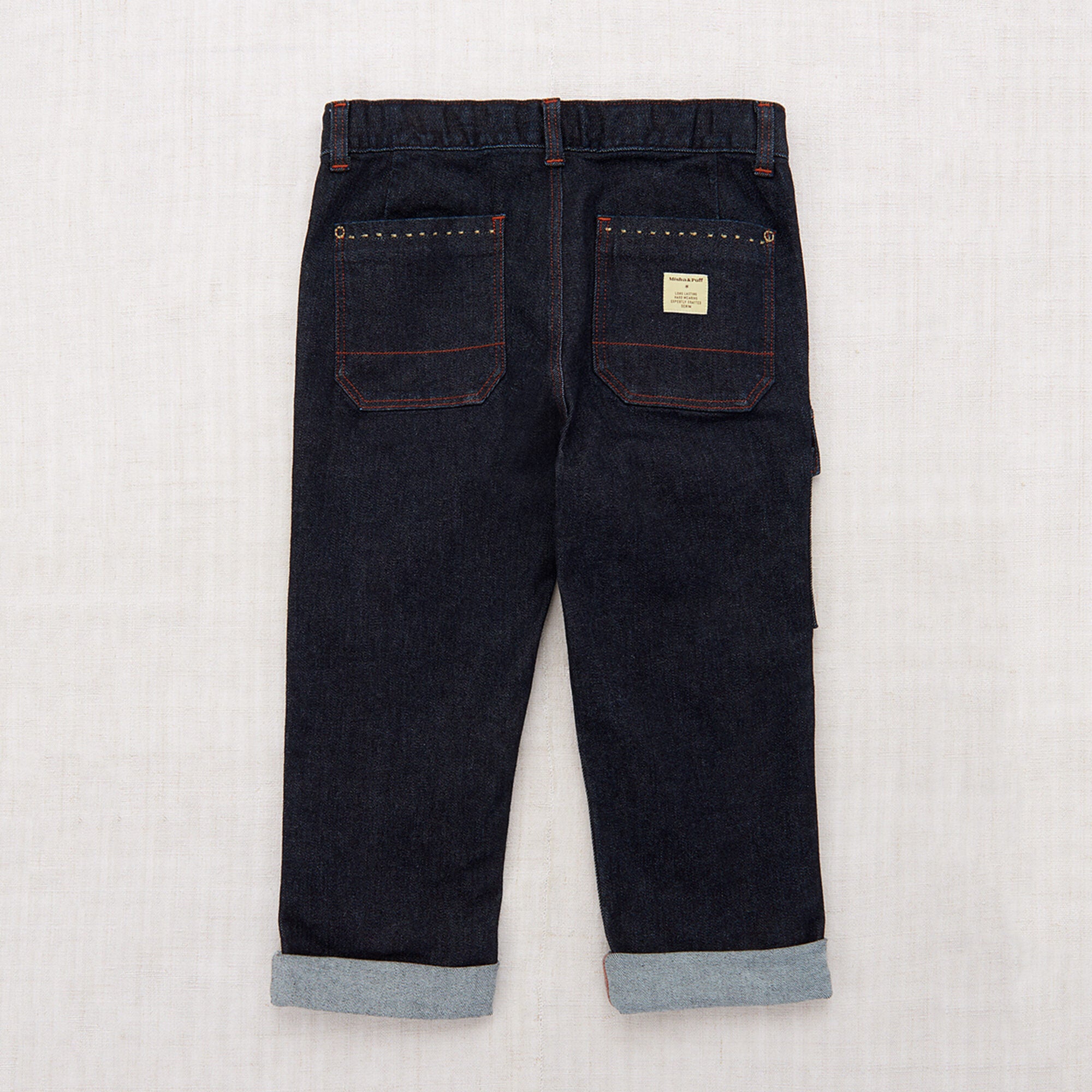 Boys & Girls Dark Blue Denim Trousers