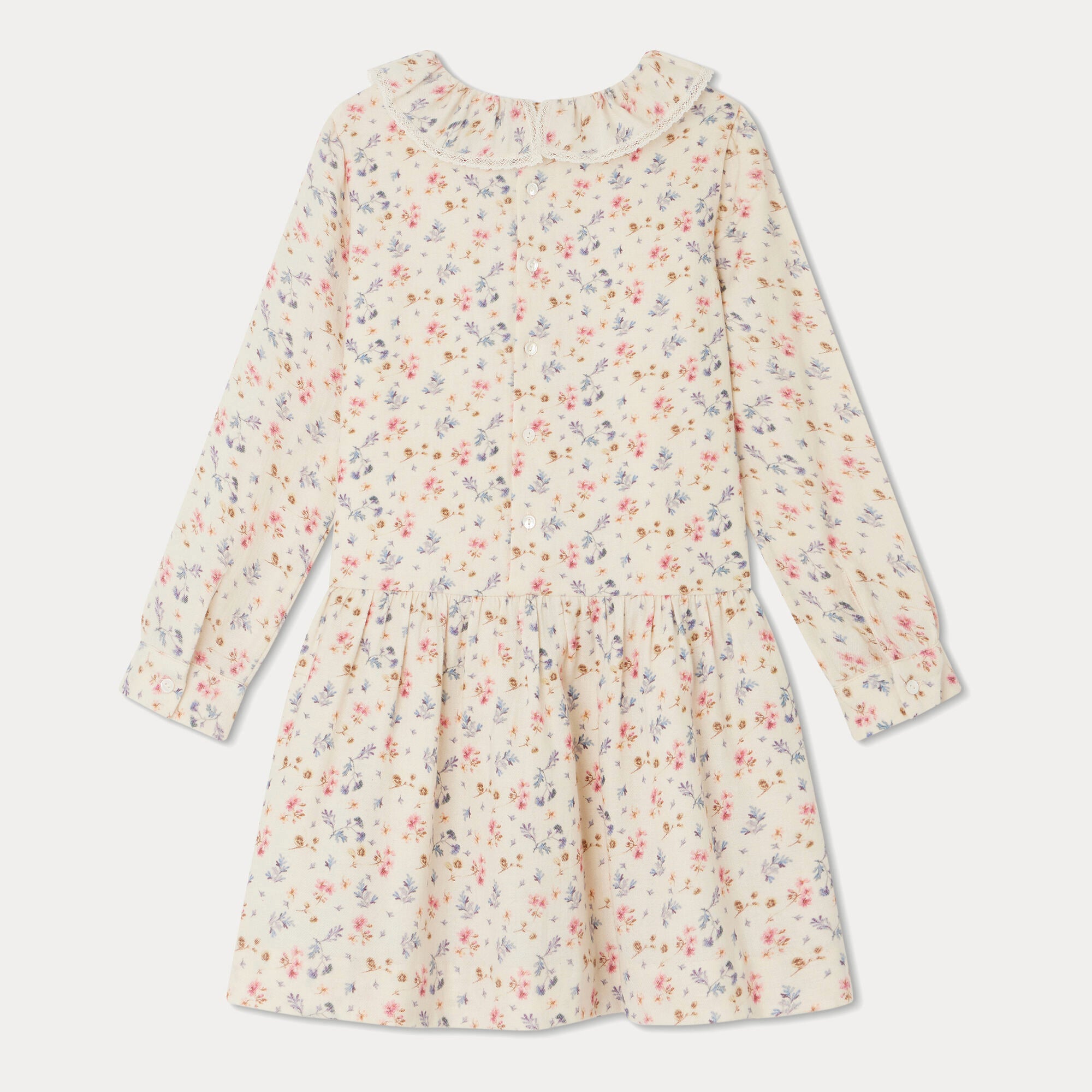 Girls Light Pink Floral Dress