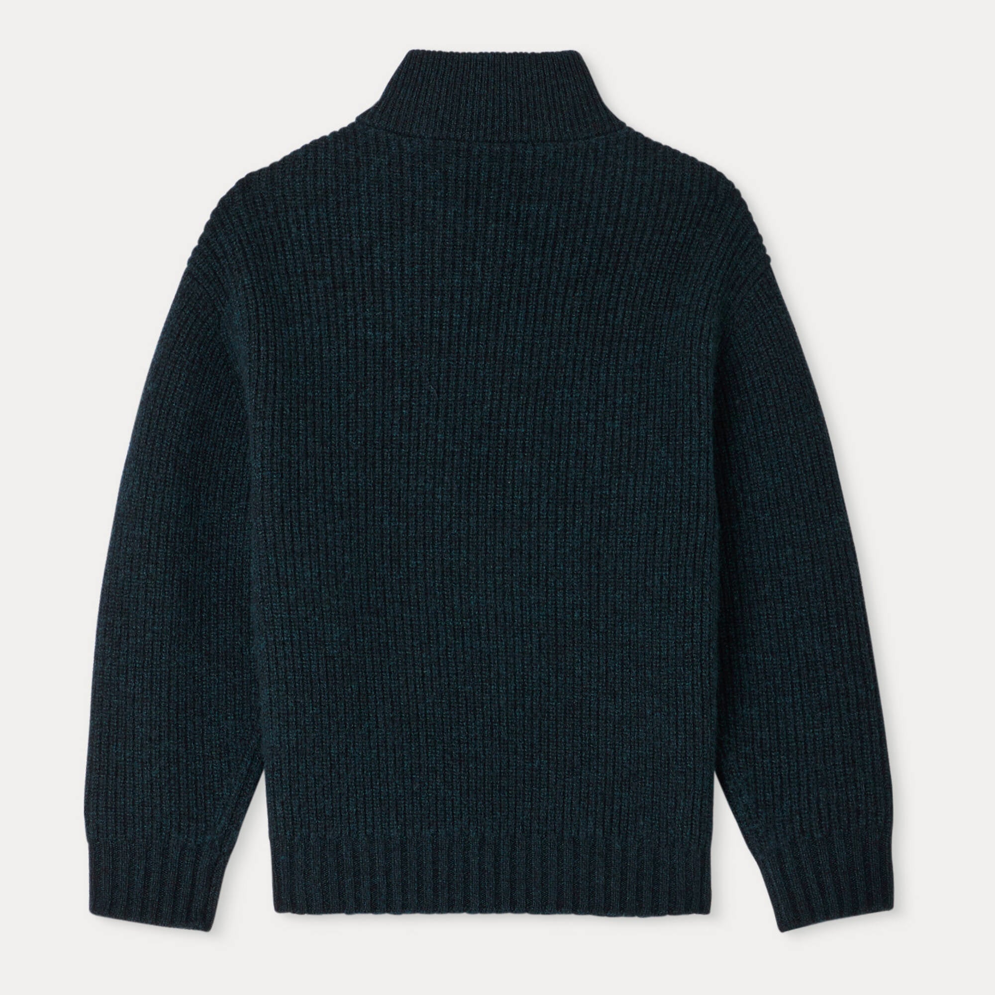 Boys Dark Green Wool Sweater