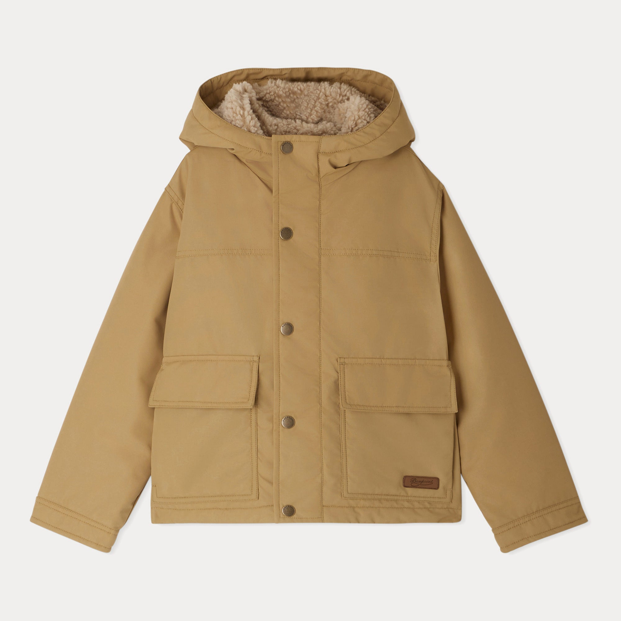 Boys Camel Coat