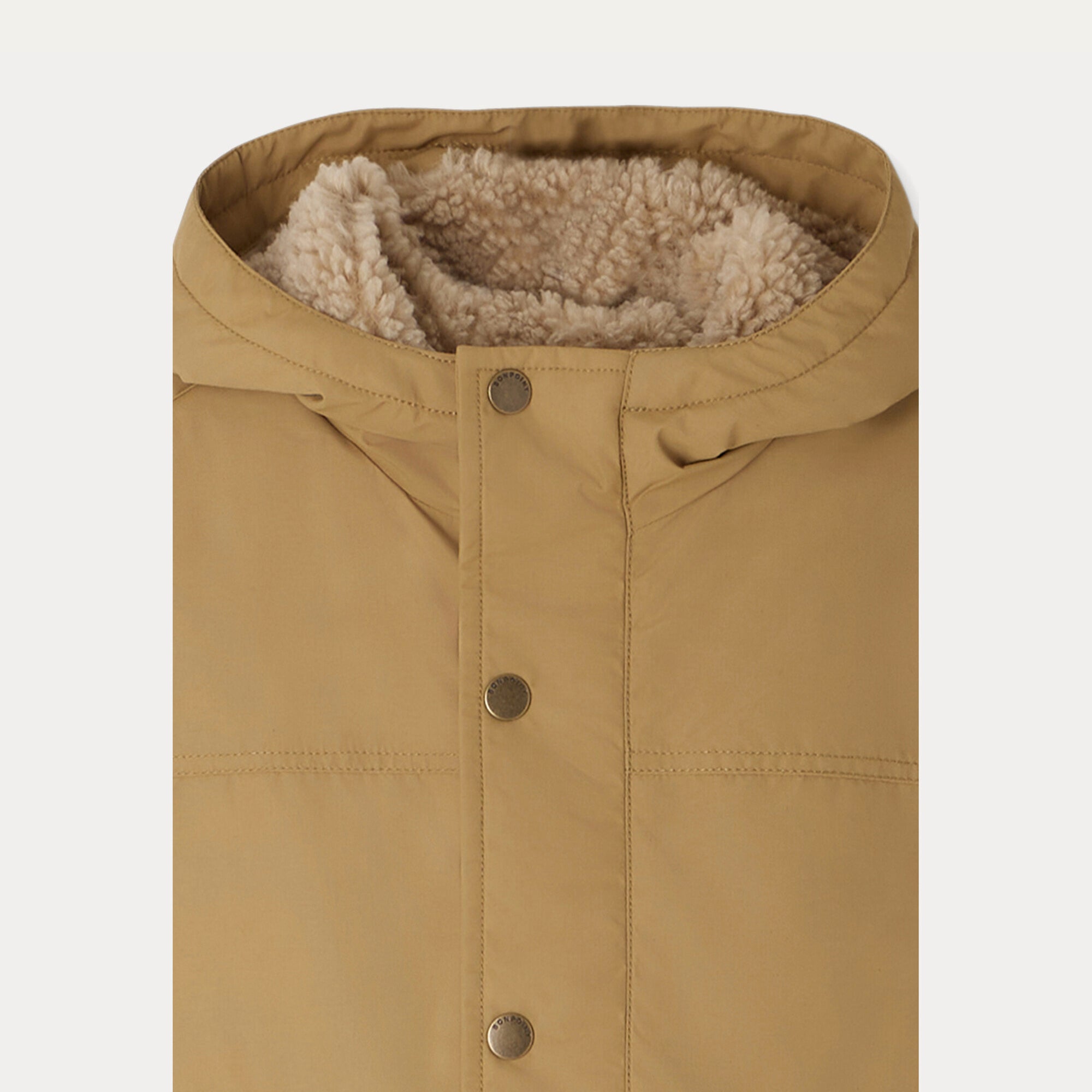 Boys Camel Coat